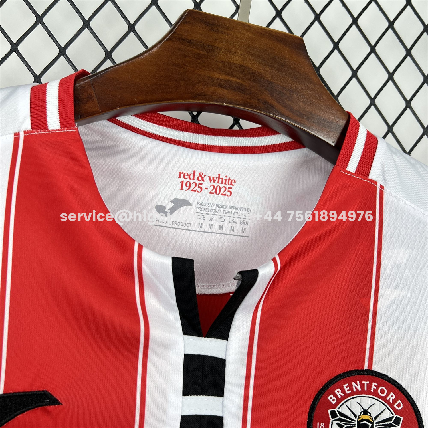 Higojerseys-Brentford 25-26 Home Jersey - Fans Version