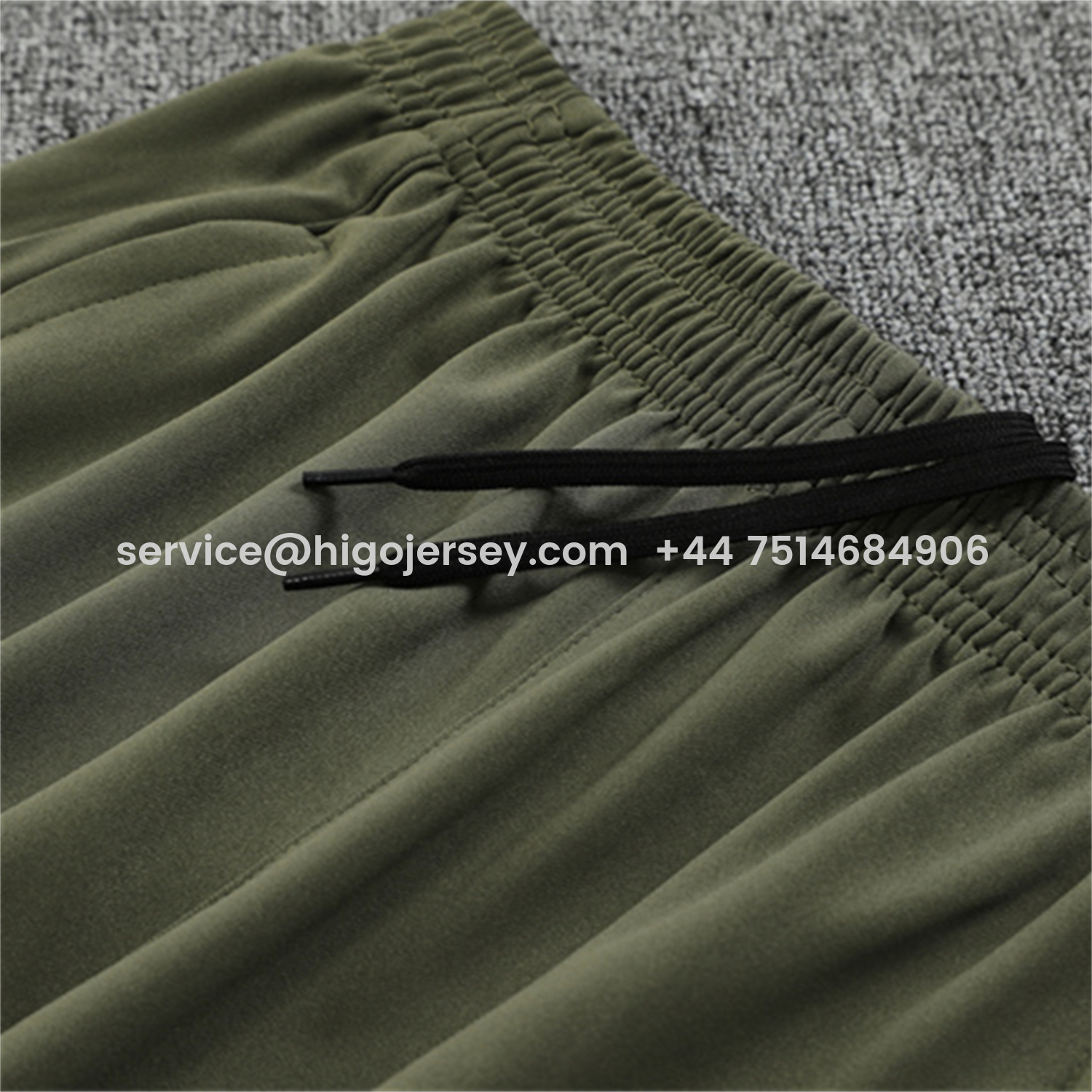 Higojerseys-Real Madrid 25-26 Long Sleeve Training Set - Army Green Top & Pants