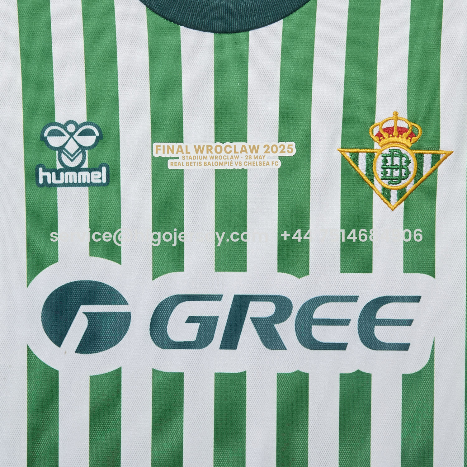 Higojerseys-Real Betis 2025 Conference League Final Special Jersey - Fans Version