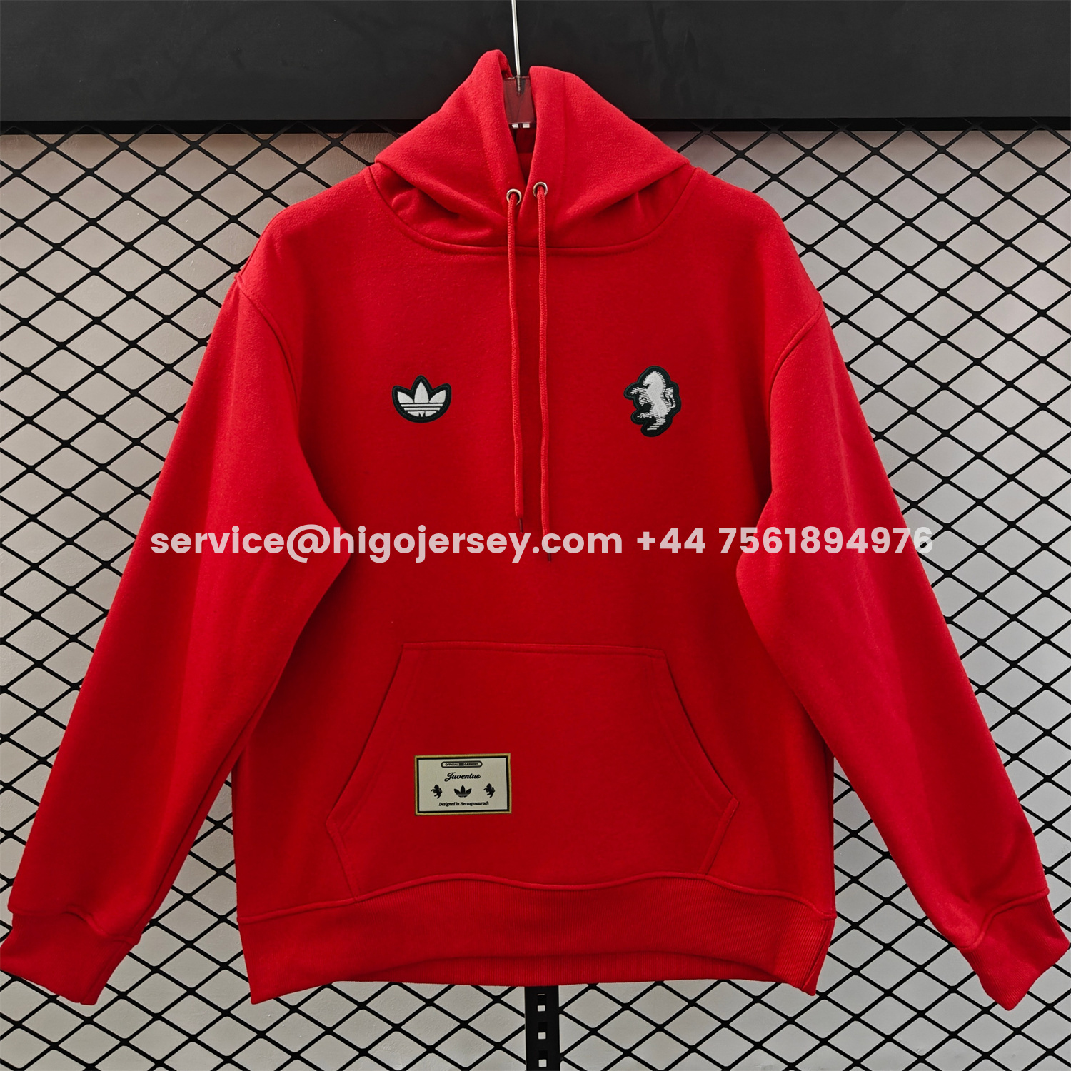 Higojerseys-Juventus 25-26 Originals Terrace Icon Unisex Pullover Hoodie