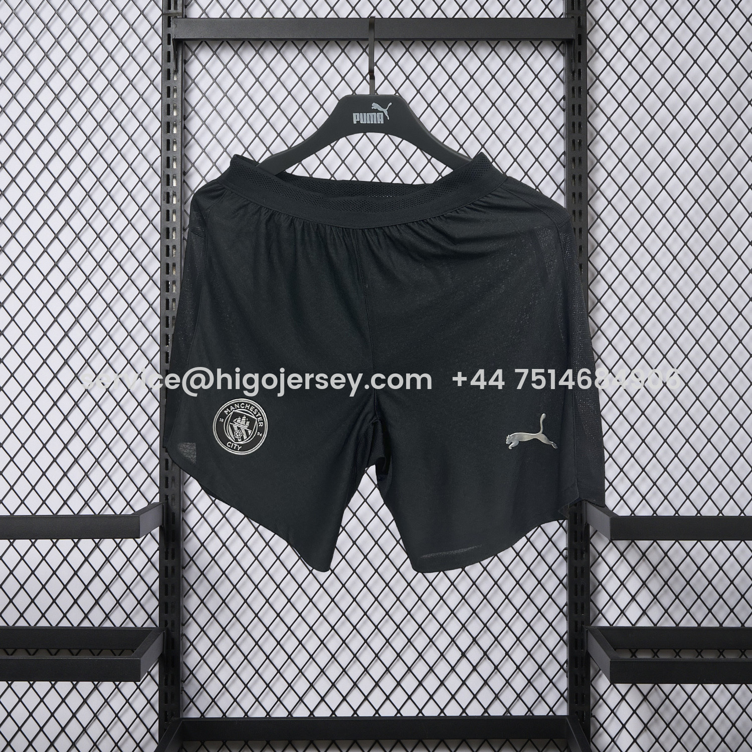 Higojerseys-Manchester City 25-26 Away Black Shorts - Player Version