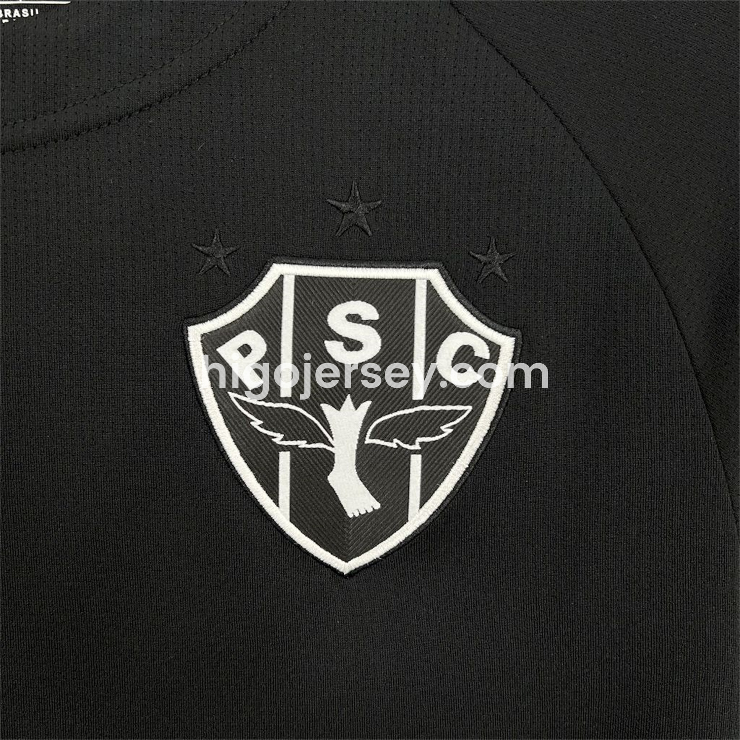 Higojerseys-Paysandu 25-26 Black Training Unsponsored Jersey - Fans Version