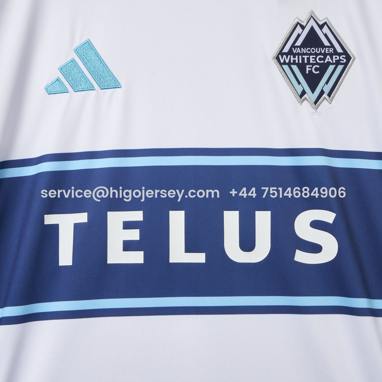Higojerseys-Vancouver Whitecaps 2025-26 Home Jersey - Fans Version