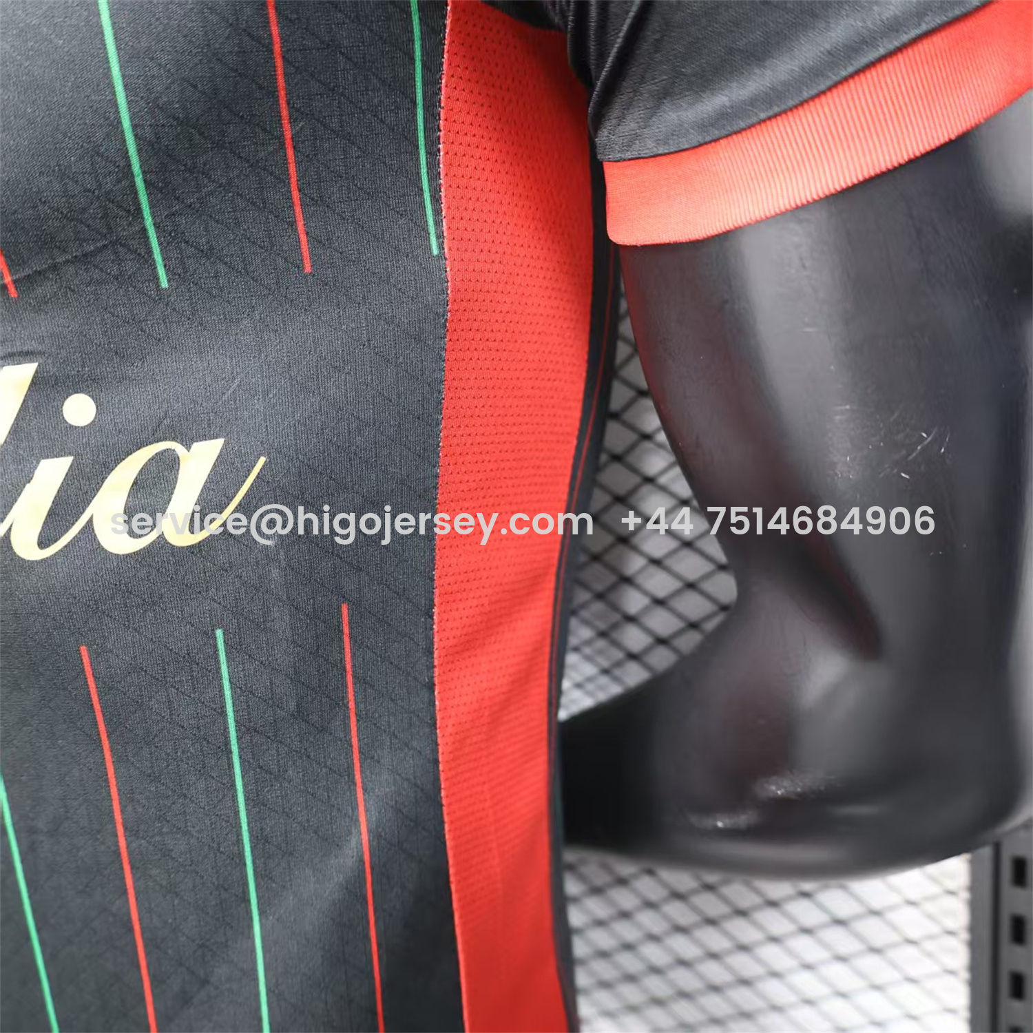 Higojerseys-Club Deportivo Palestino Palestine 25-26 Black Special Jersey - Player Version