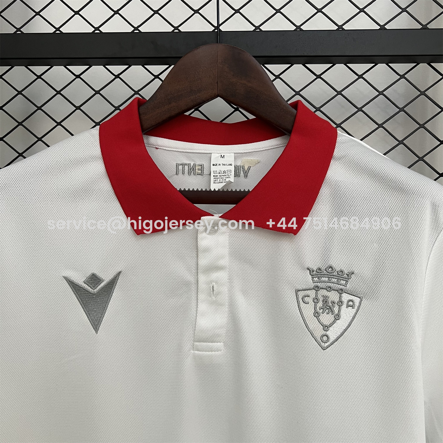 Higojerseys-Osasuna 25-26 White Special Polo Jersey - Fans Version