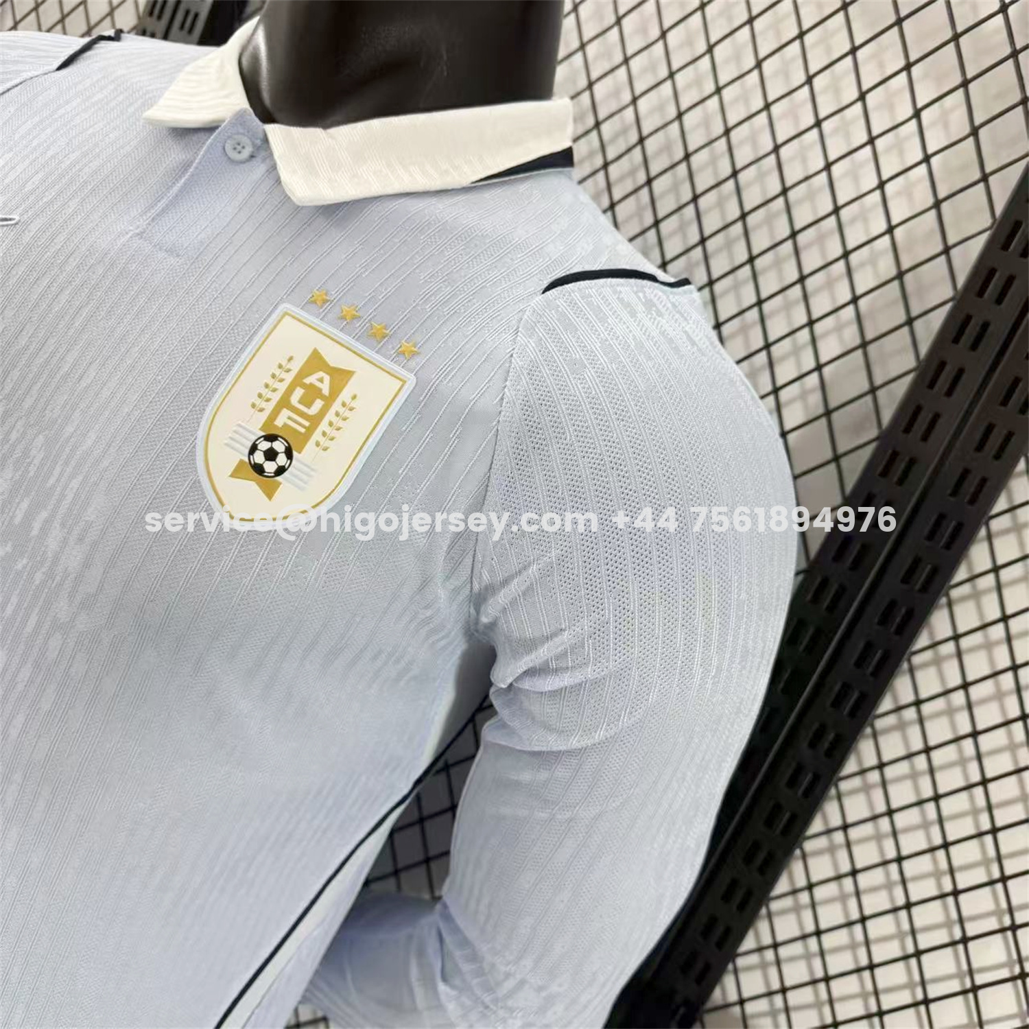 Higojerseys-Uruguay 2026 Home Long Sleeves Jersey - Player Version