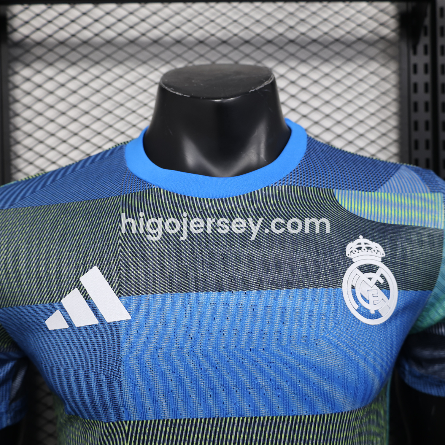 Higojerseys-Real Madrid 25-26 Blue Pre-Match Traning Jersey - Player Version