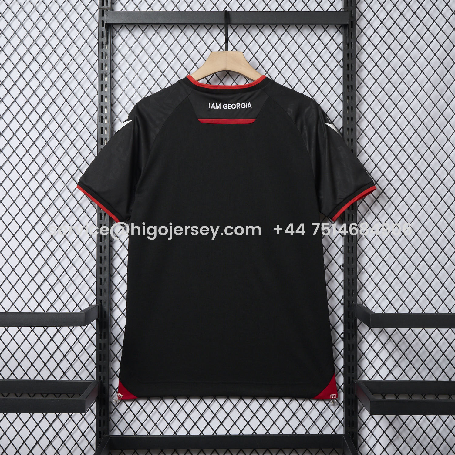 Higojerseys-Georgia 2026 Away Black Jersey - Fans Version