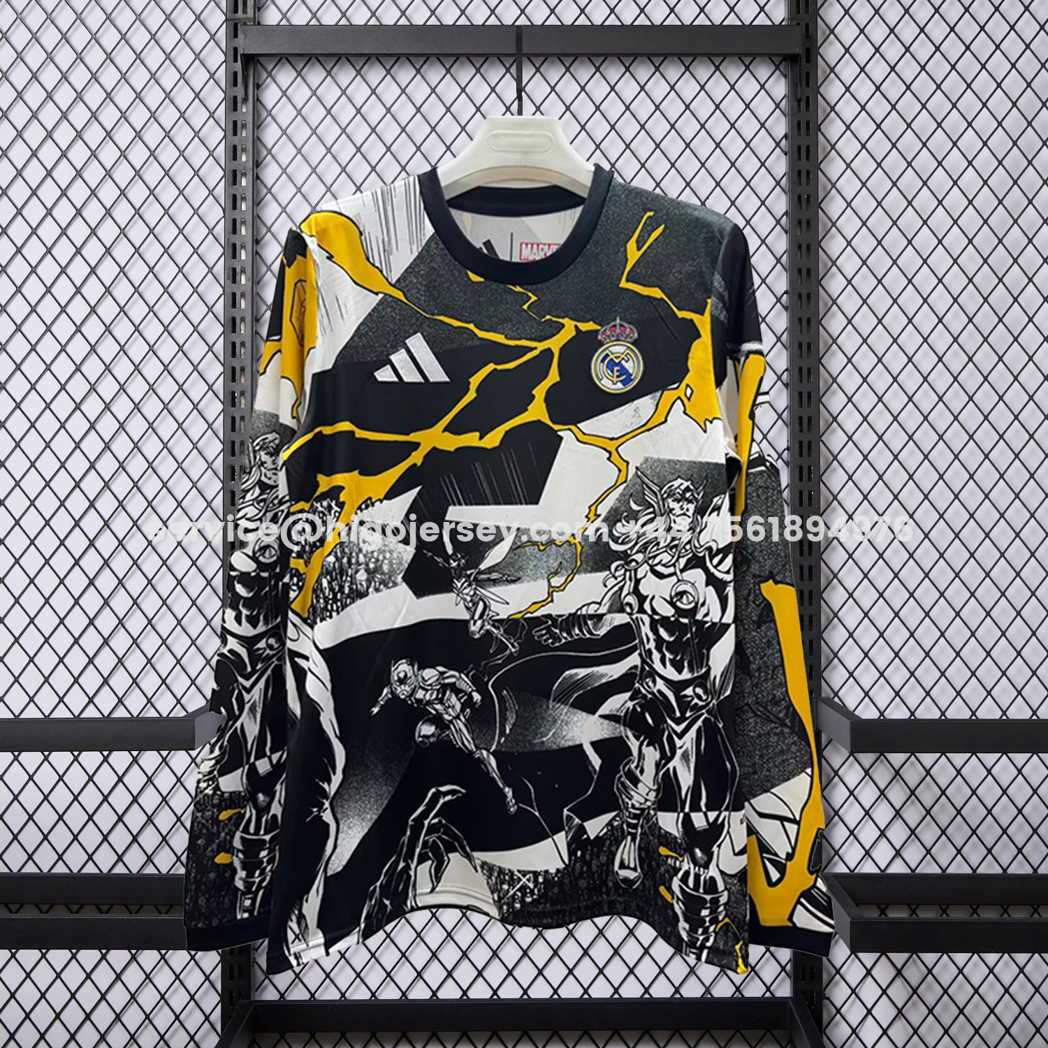 Higojerseys-Real Madrid 25-26 Comics Special Long Sleeves Jersey - Fans Version