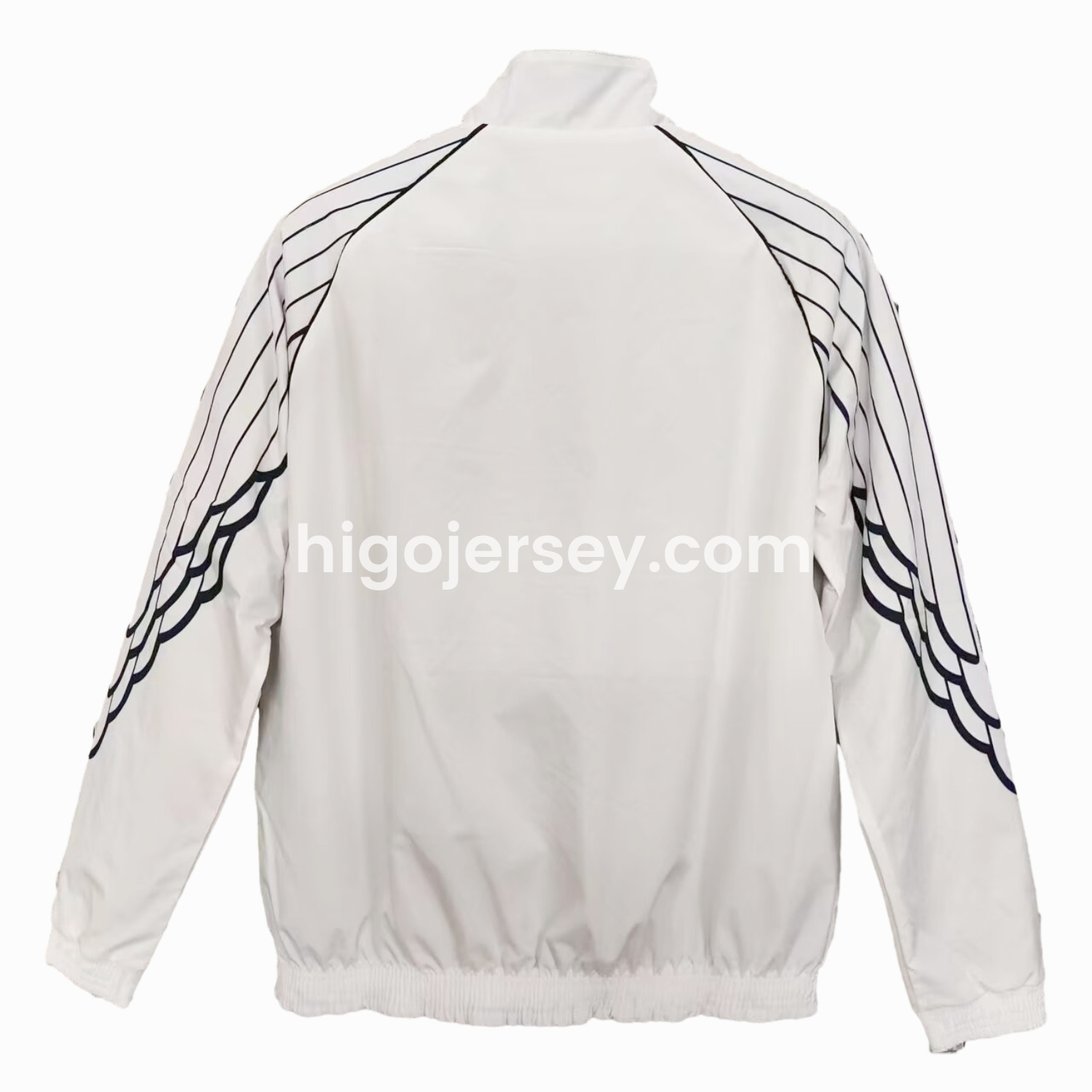 Higojerseys-Paris Saint-Germain PSG 24-25 Wings Double Sided Reversible Windbreaker - White & Blue