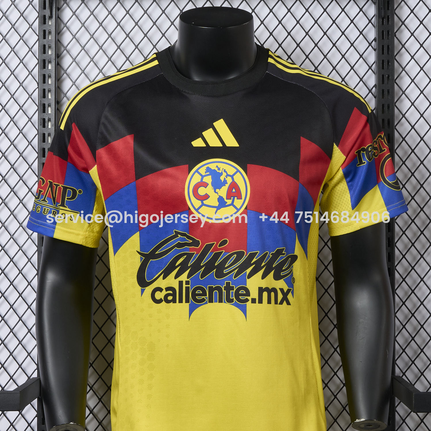 Higojerseys-Club América 25-26 Home Yellow Jersey - Player Version