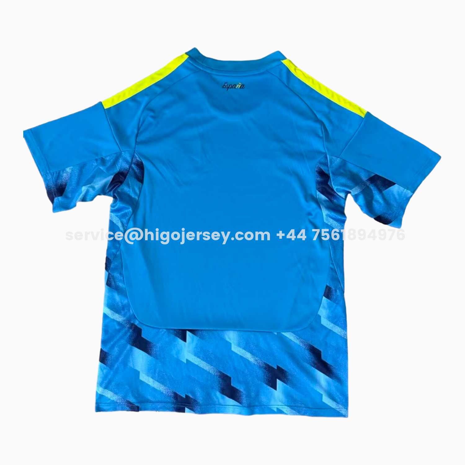 Higojerseys-Spain 2026 Goalkeeper Blue Jersey - Fans Version
