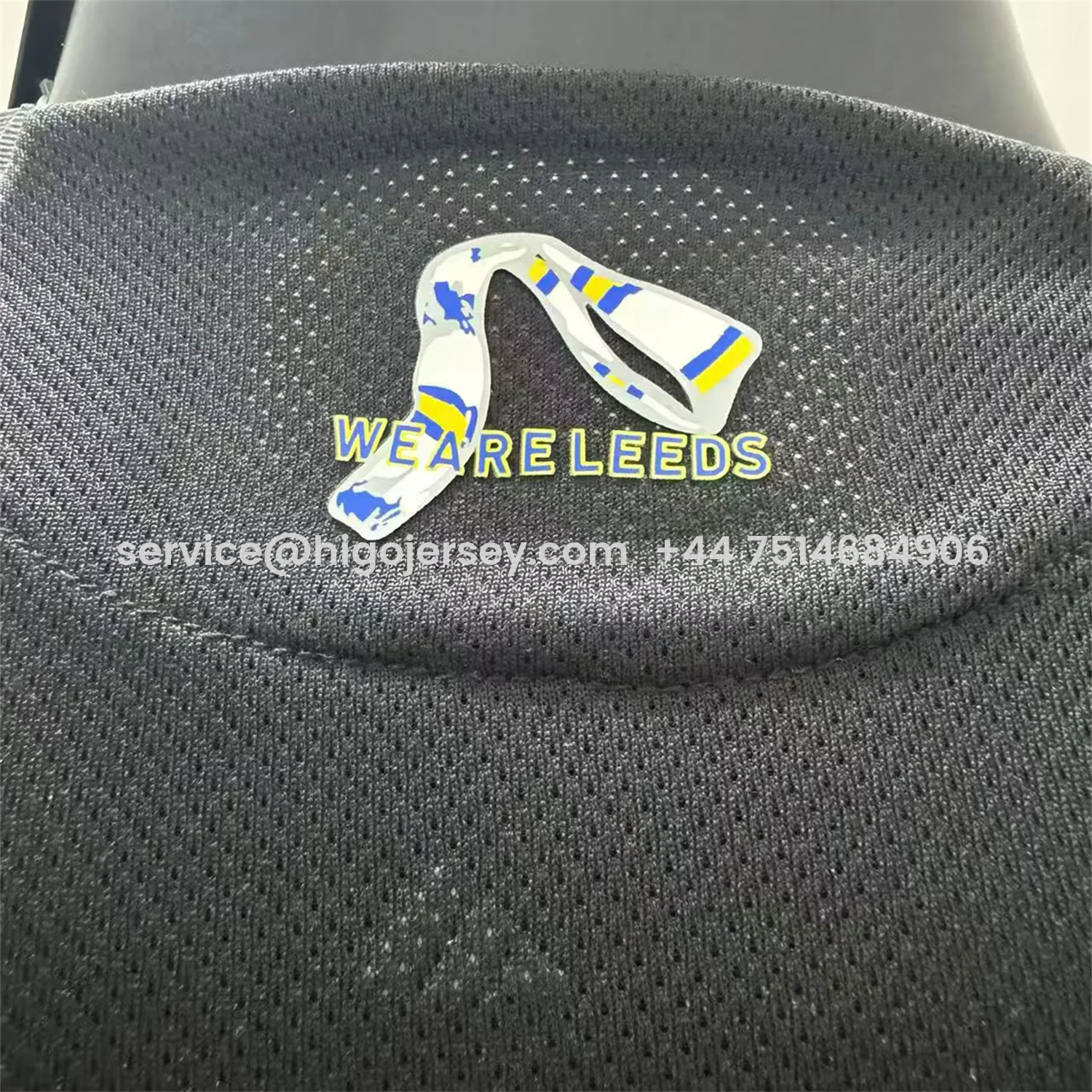 Higojerseys-Leeds United 25-26 Third Black Jersey - Player Version