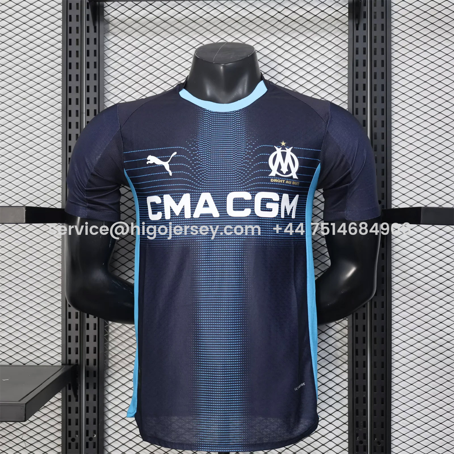 Higojerseys-Marseille 25-26 Away Jersey - Player Version
