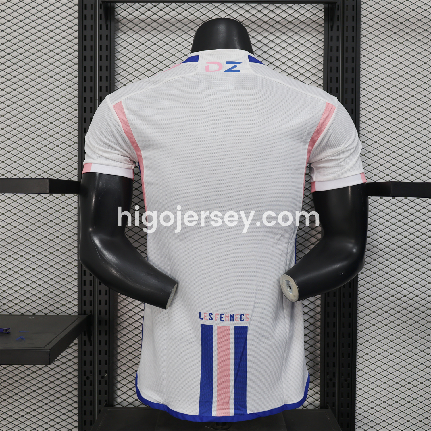 Higojerseys-Algeria 25-26 Pink Mountains Silhouette White Jersey - Player Version