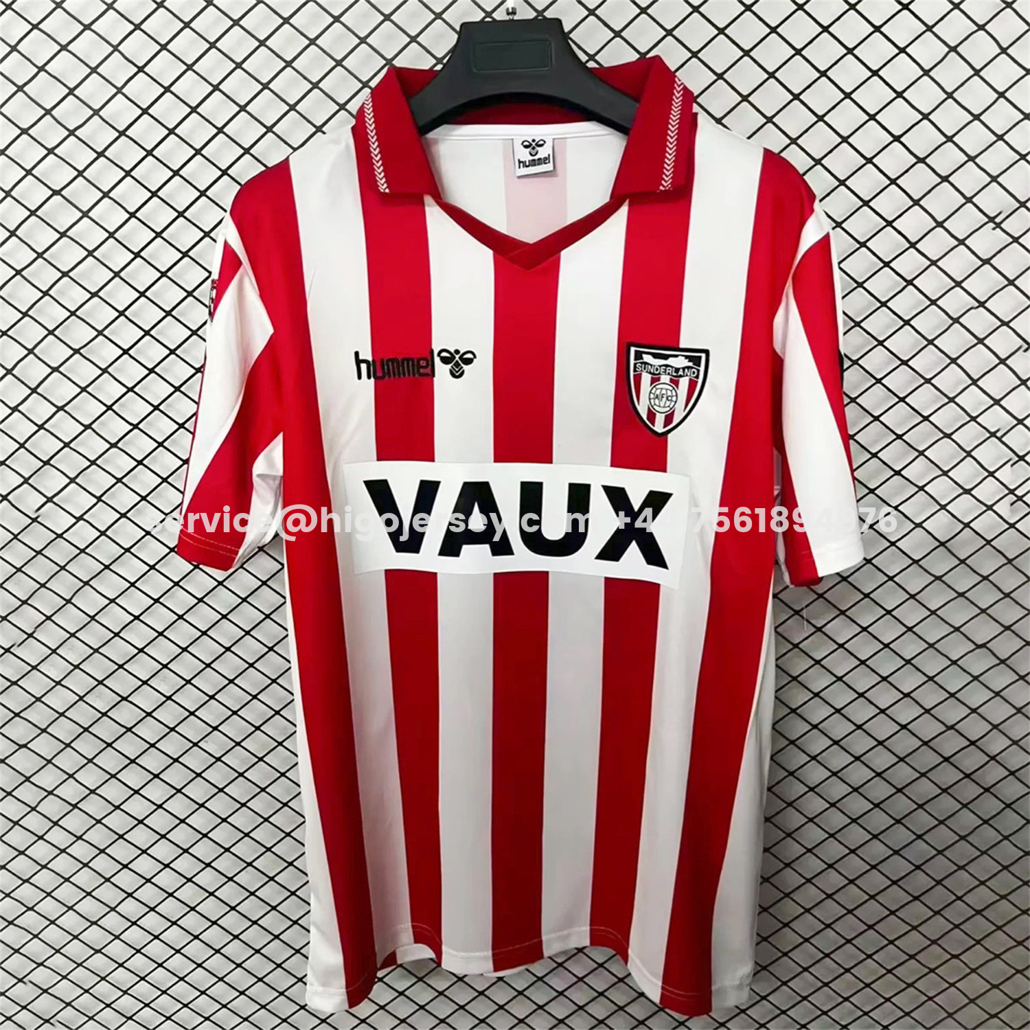 Higojerseys-Retro Sunderland 1991-92 Home Jersey