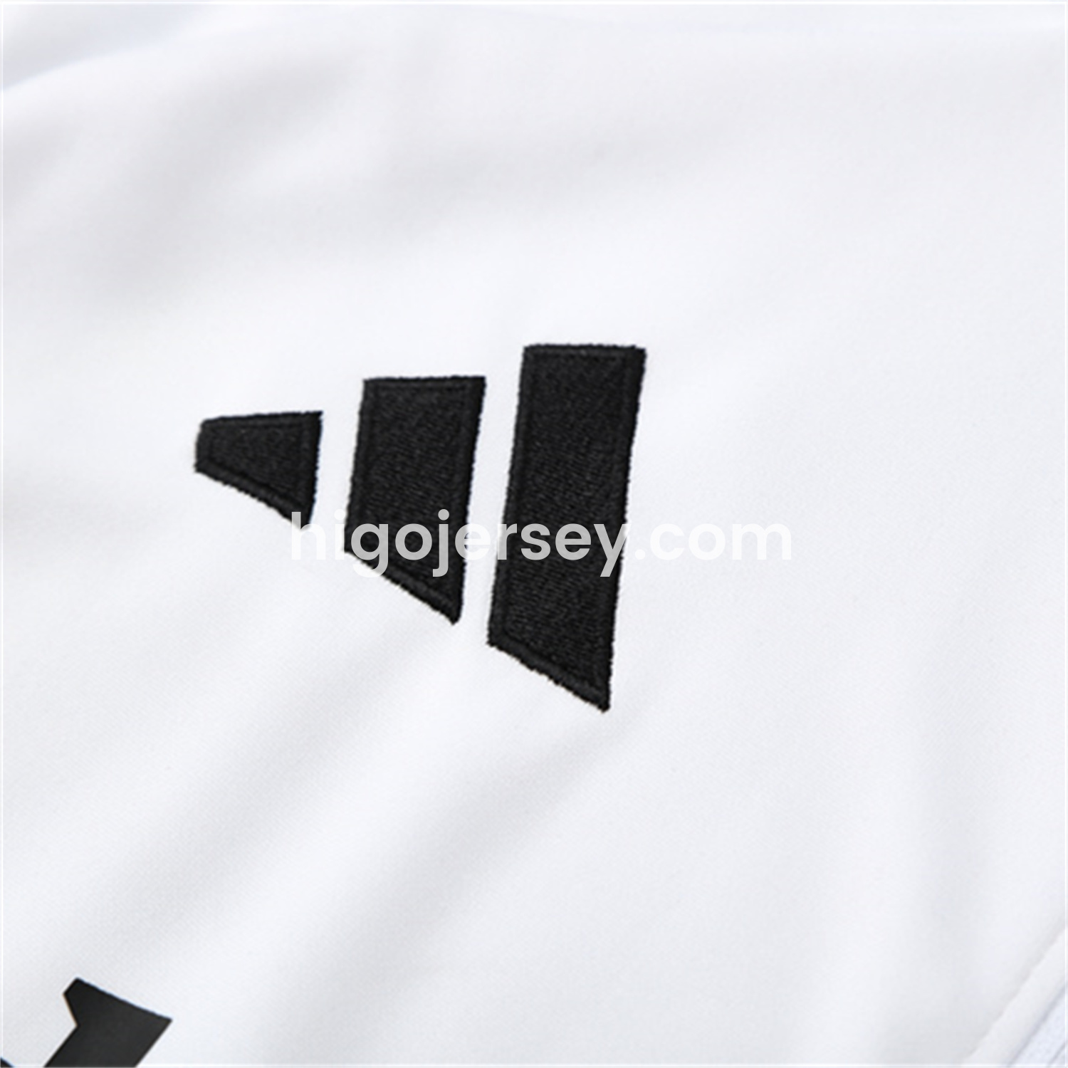 Higojerseys-Manchester United 25-26 Kid Long Sleeves Training Set - White Top & Black Pants