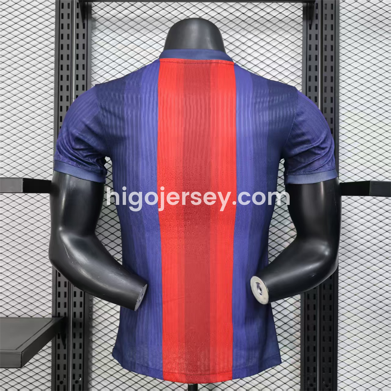 Higojerseys-Barcelona 25-26 Big LOGO Red & Blue Stripe Special Edition Jersey - Player Version