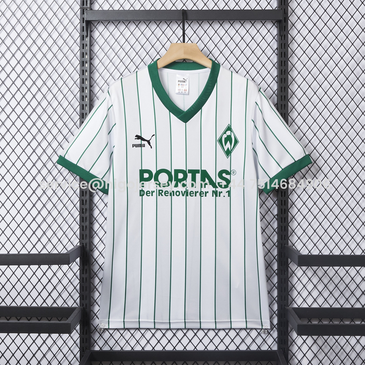 Higojerseys-Retro Werder Bremen 1987-88 Home Jersey