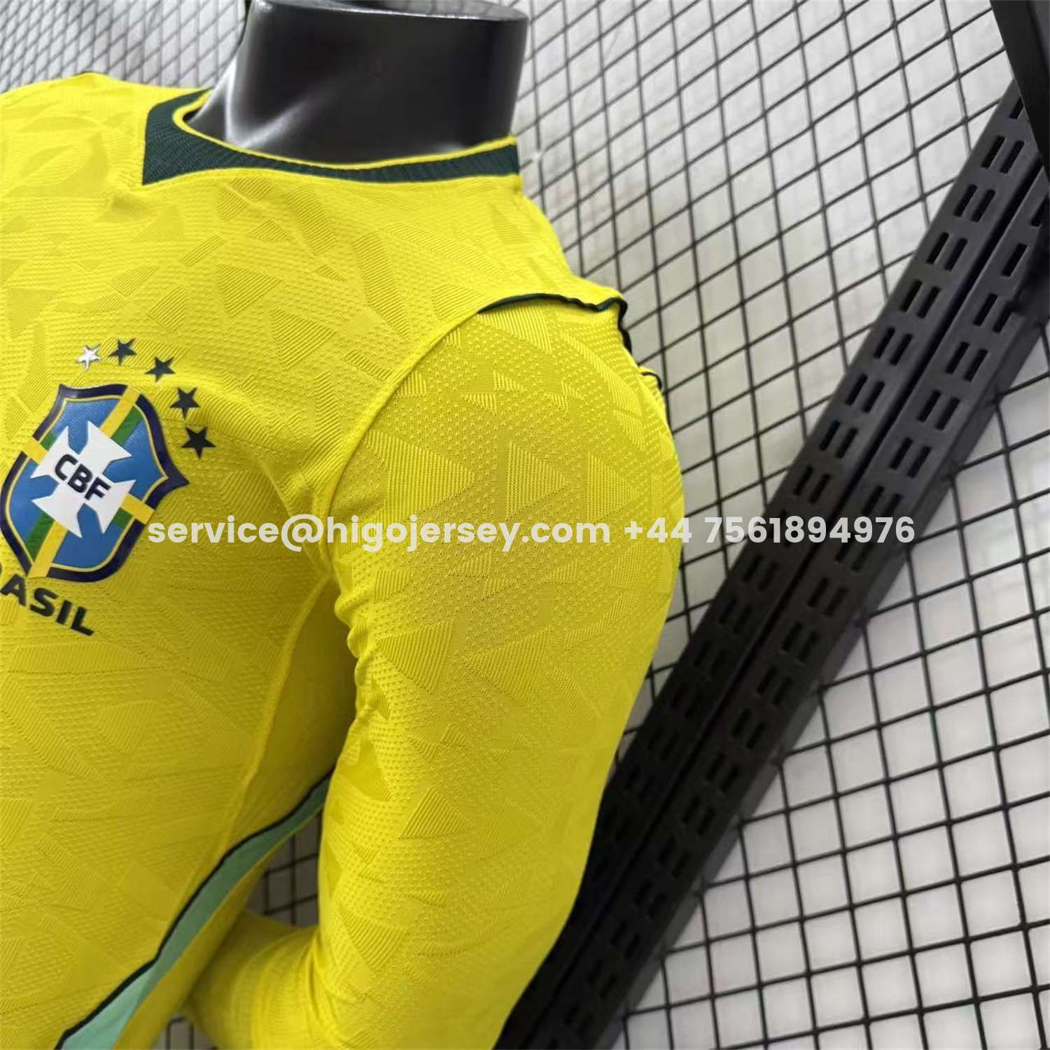 Higojerseys-Brazil 2026 Home Long Sleeves Jersey - Player Version