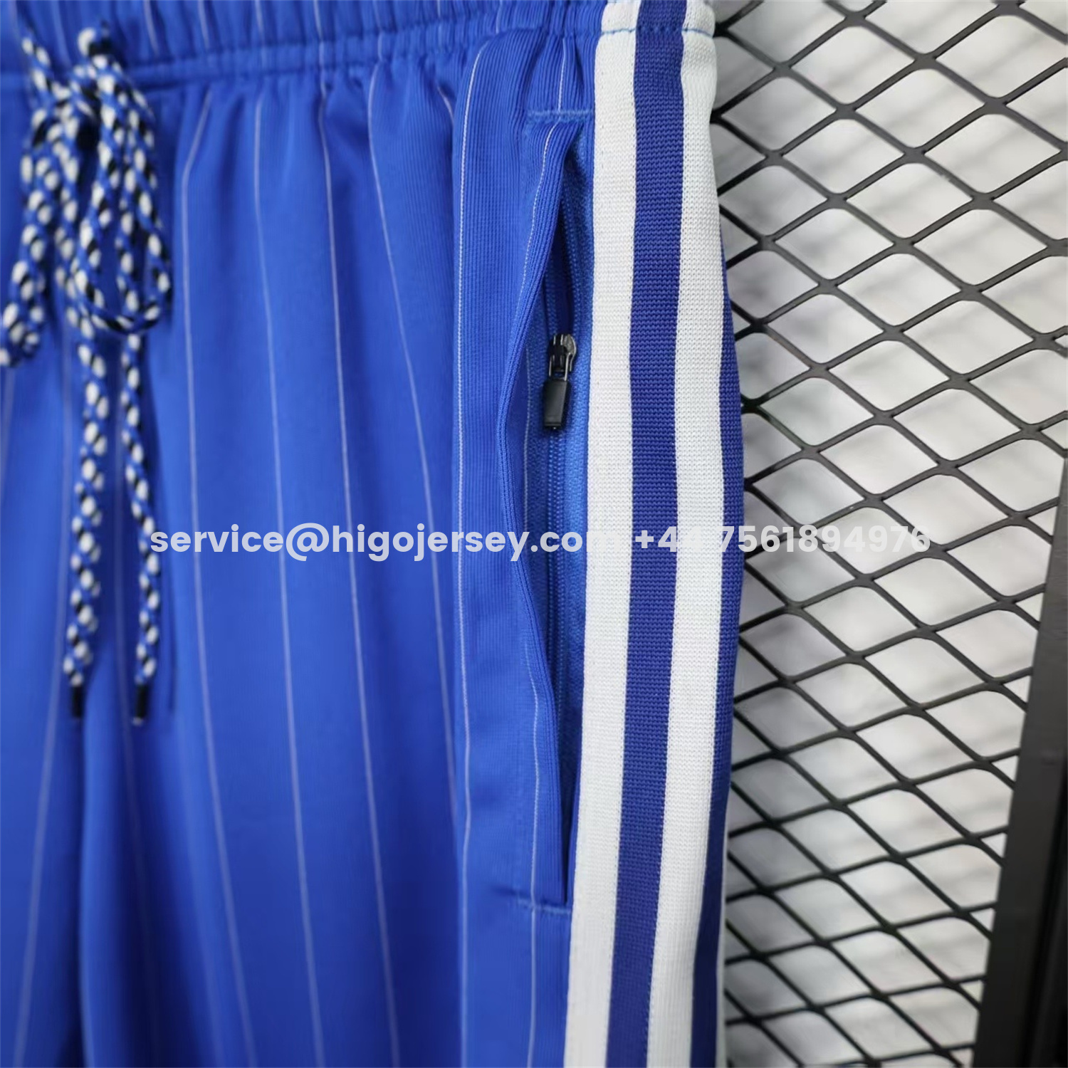 Higojerseys-C.H.E.L.S.E.A 25-26 Trefoil Blue Travel Shorts - Player Version