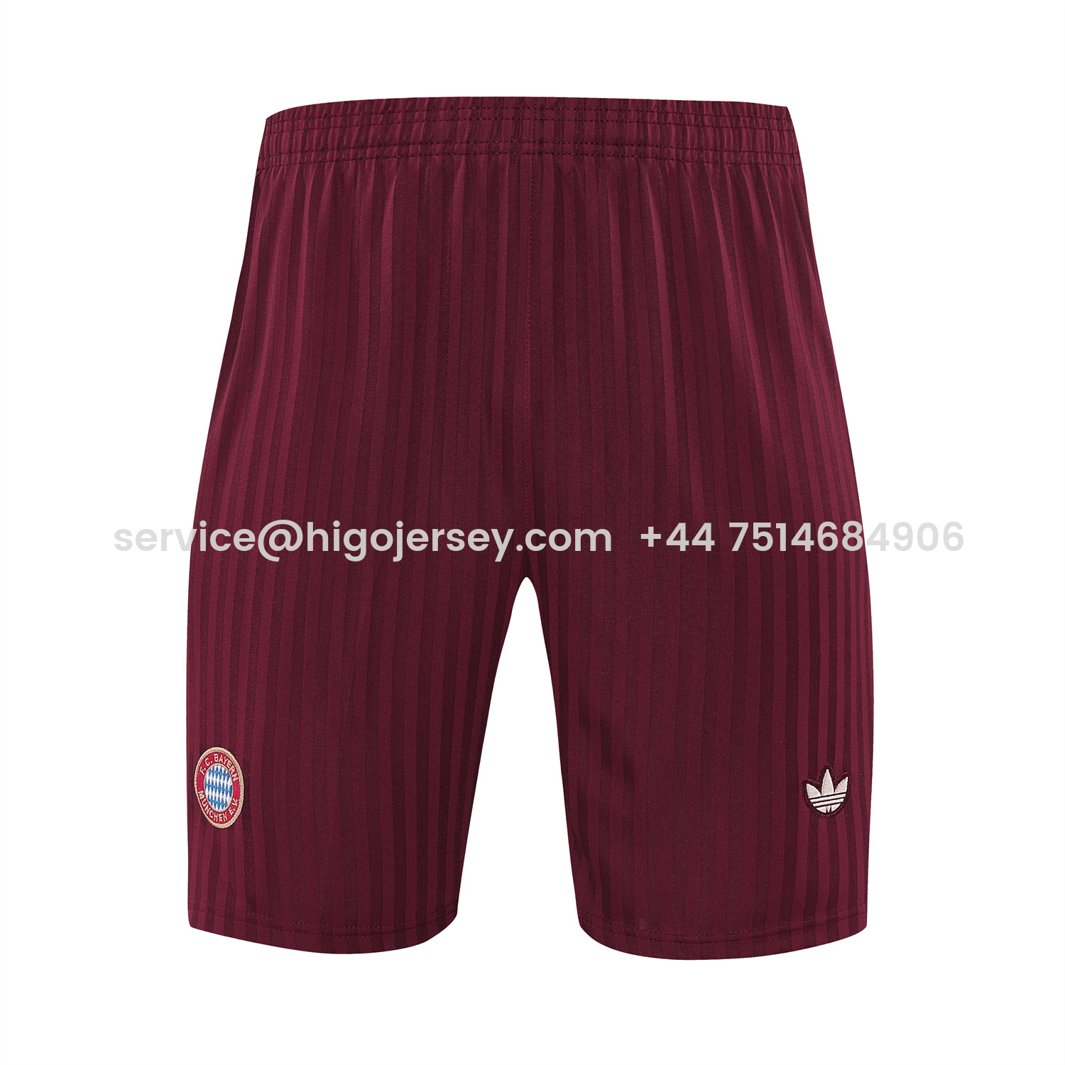 Higojerseys-Bayern Munich 25-26 Vest Training Set - Wine Red Lines Vest & Wine Red Lines Shorts