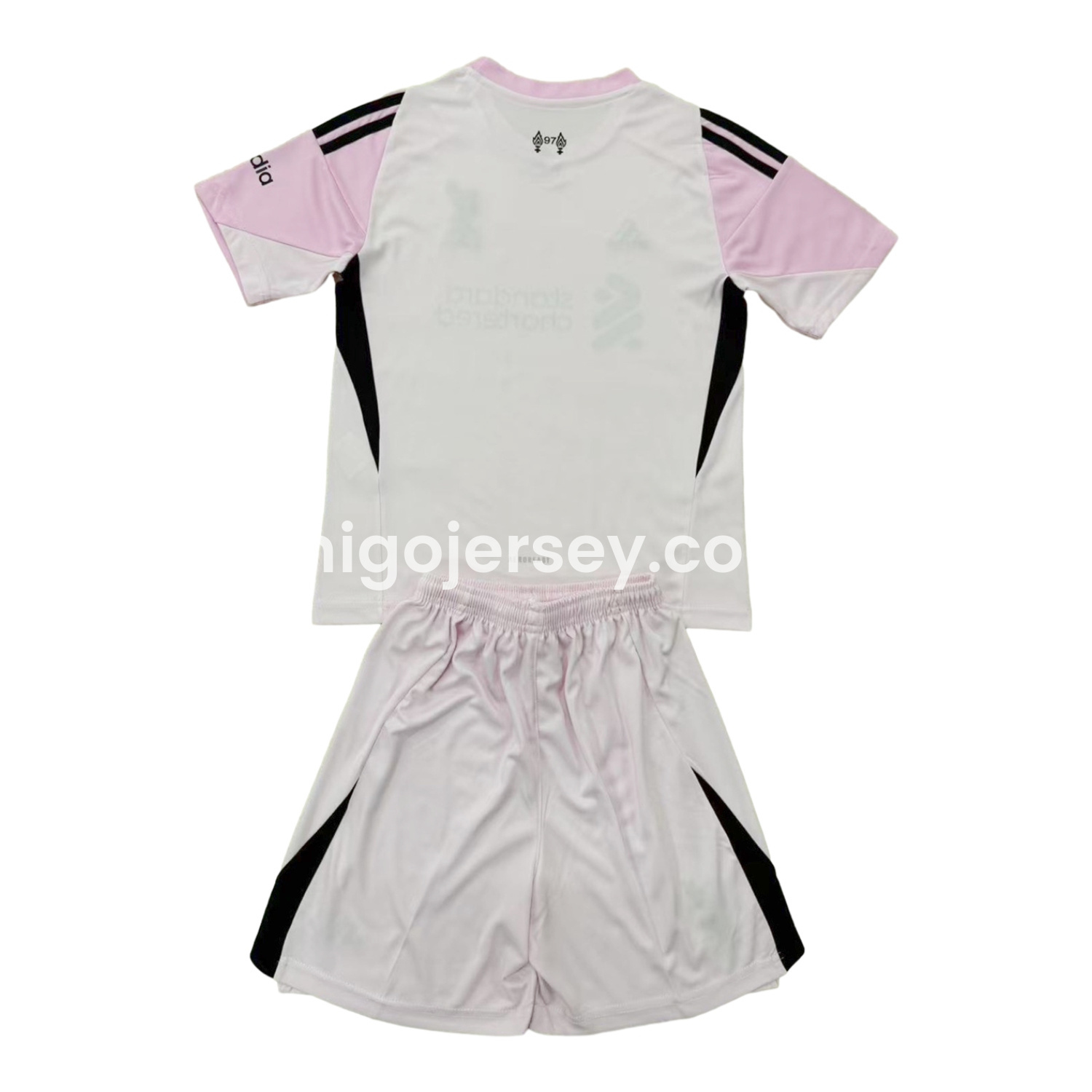 Higojerseys-Liver.pool 25-26 Light Pink Goalkeeper Kids Kit