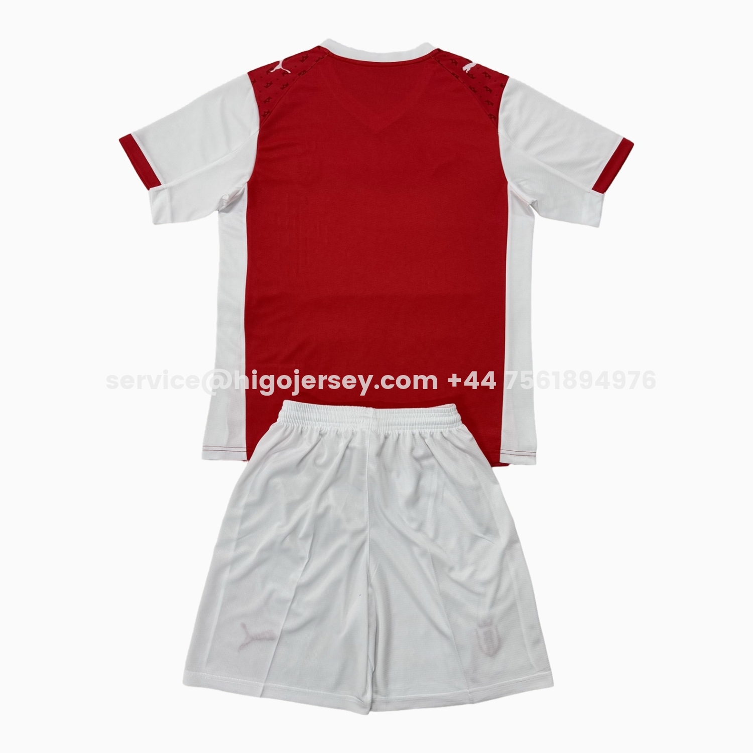 Higojerseys-Stade Reims 25-26 Home Men's Adult Jersey Set - Fans Version