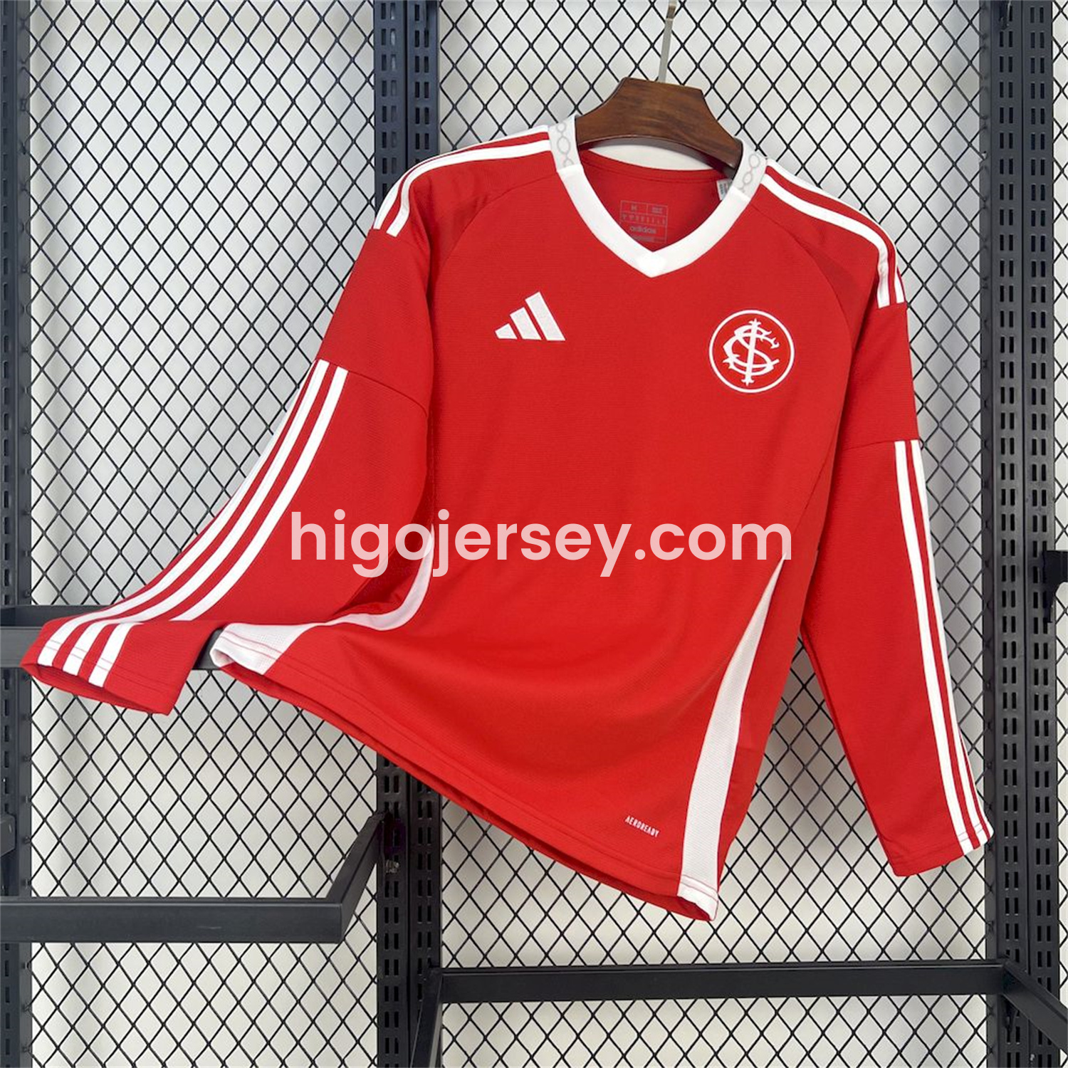Higojerseys-SC Internacional 25-26 Home Unsponsored Long Sleeves Jersey - Fans Version