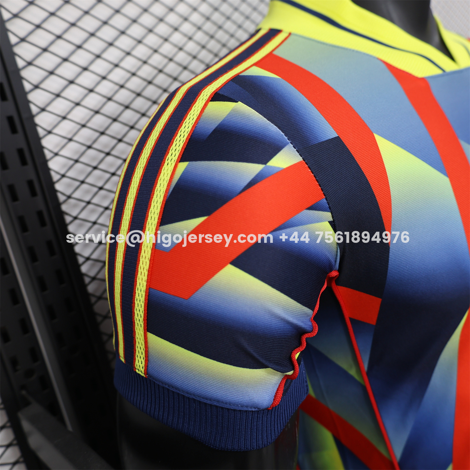 Higojerseys-Arsenal 25-26 Red Yellow Blue LFSTLR Jersey - Player Version