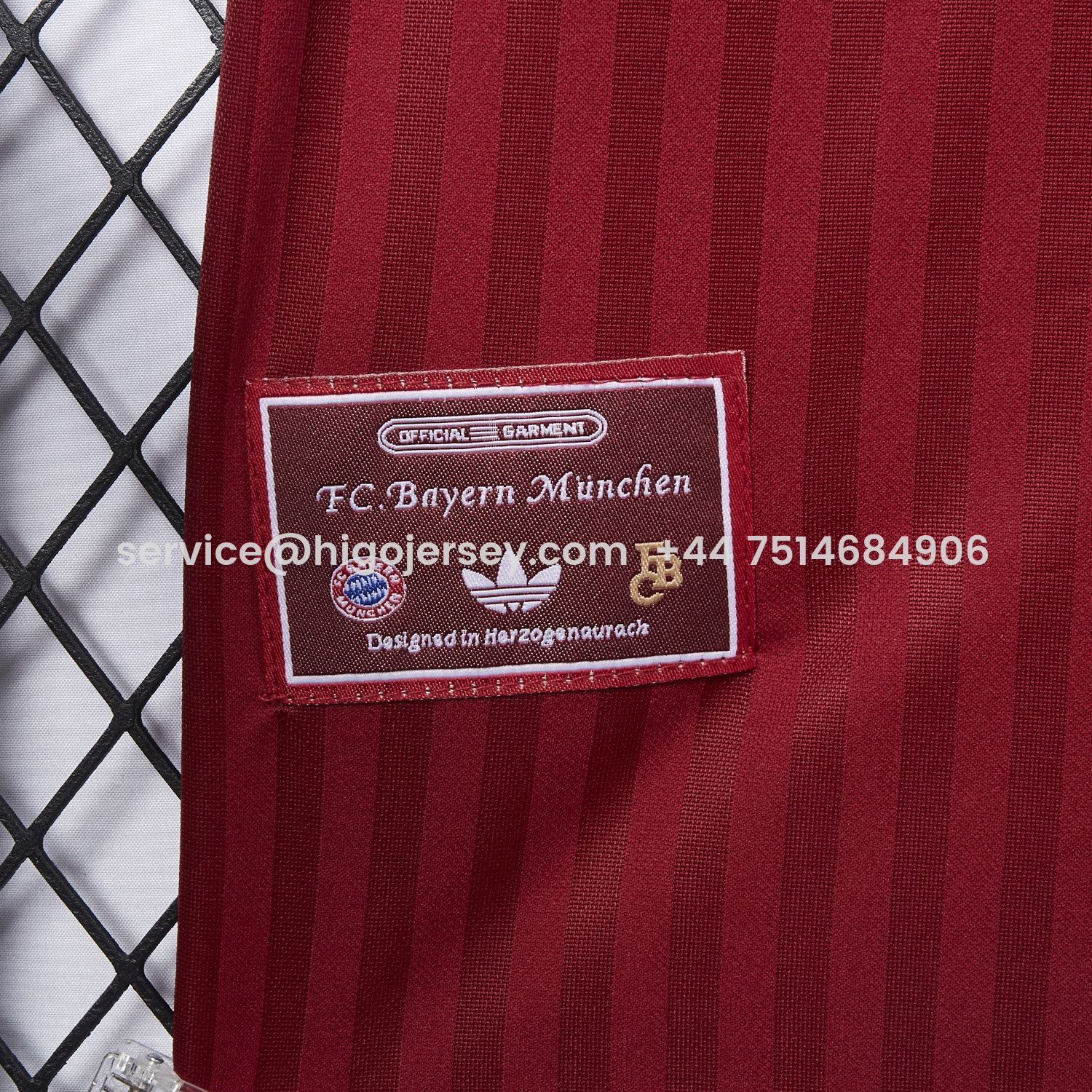 Higojerseys-Bayern Munich 25-26 Trefoil Wine Red Travel Jersey - Fans Version