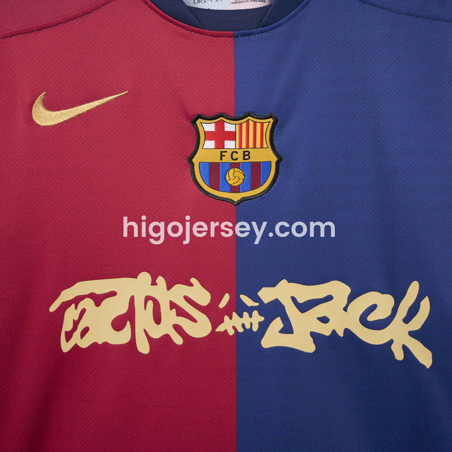 Higojerseys-Barcelona x Travis Scott 24-25 Home Jersey - Fans Version