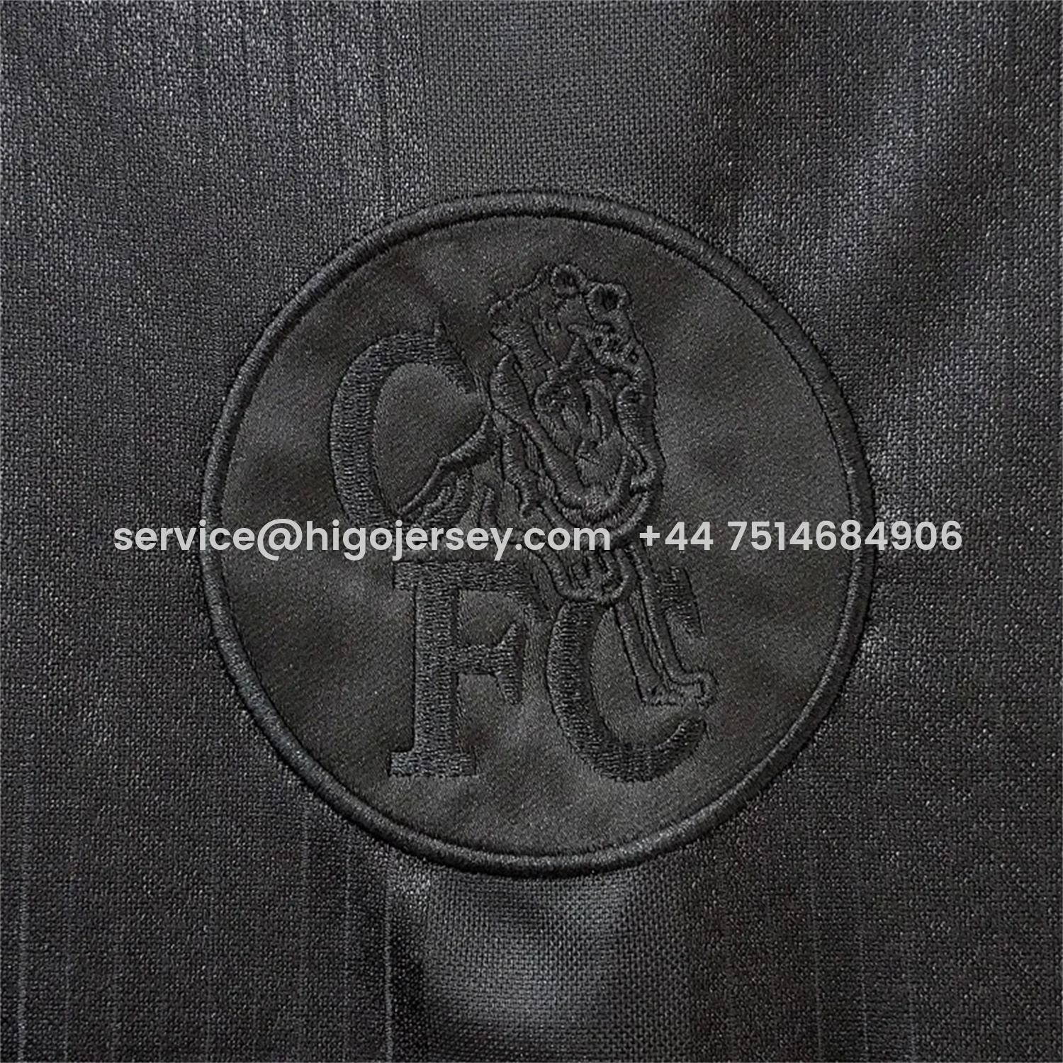 Higojerseys-Retro C.H.E.L.S.E.A 1998 Pure Black Special Jersey