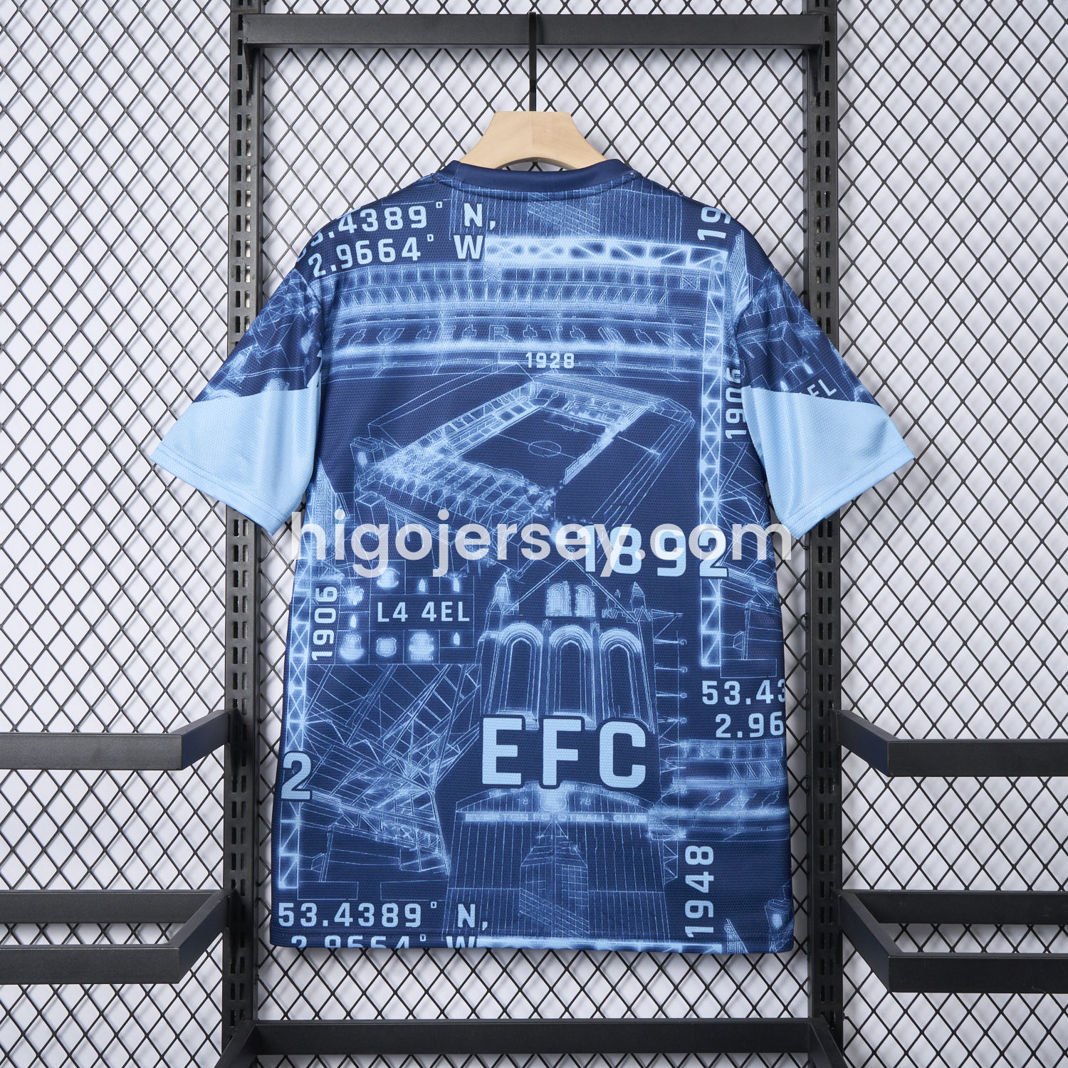 Higojerseys-Everton 24-25 Pre-Match Farewell Jersey - Fans Version