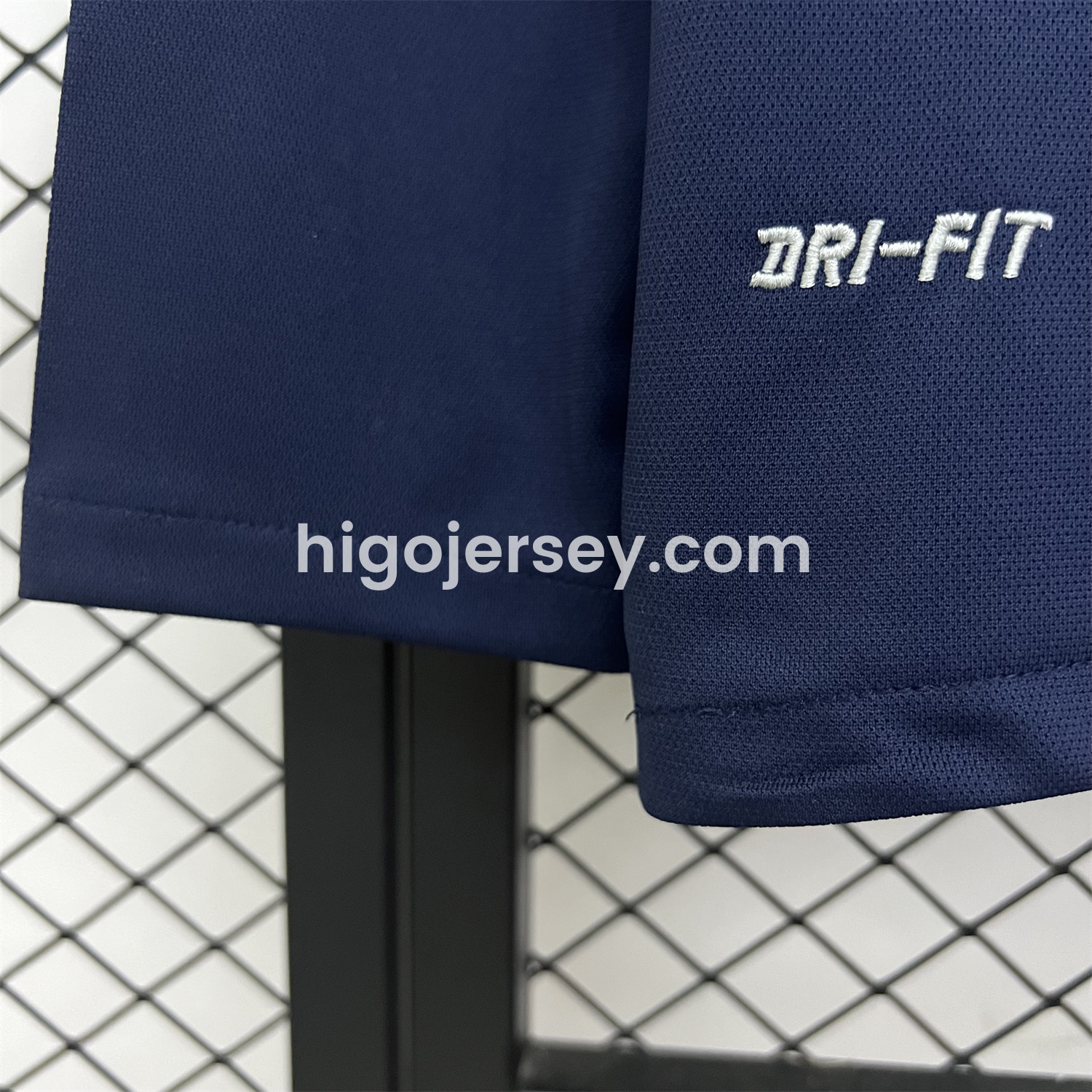 Higojerseys-Retro France 2014 Home Long Sleeves Jersey