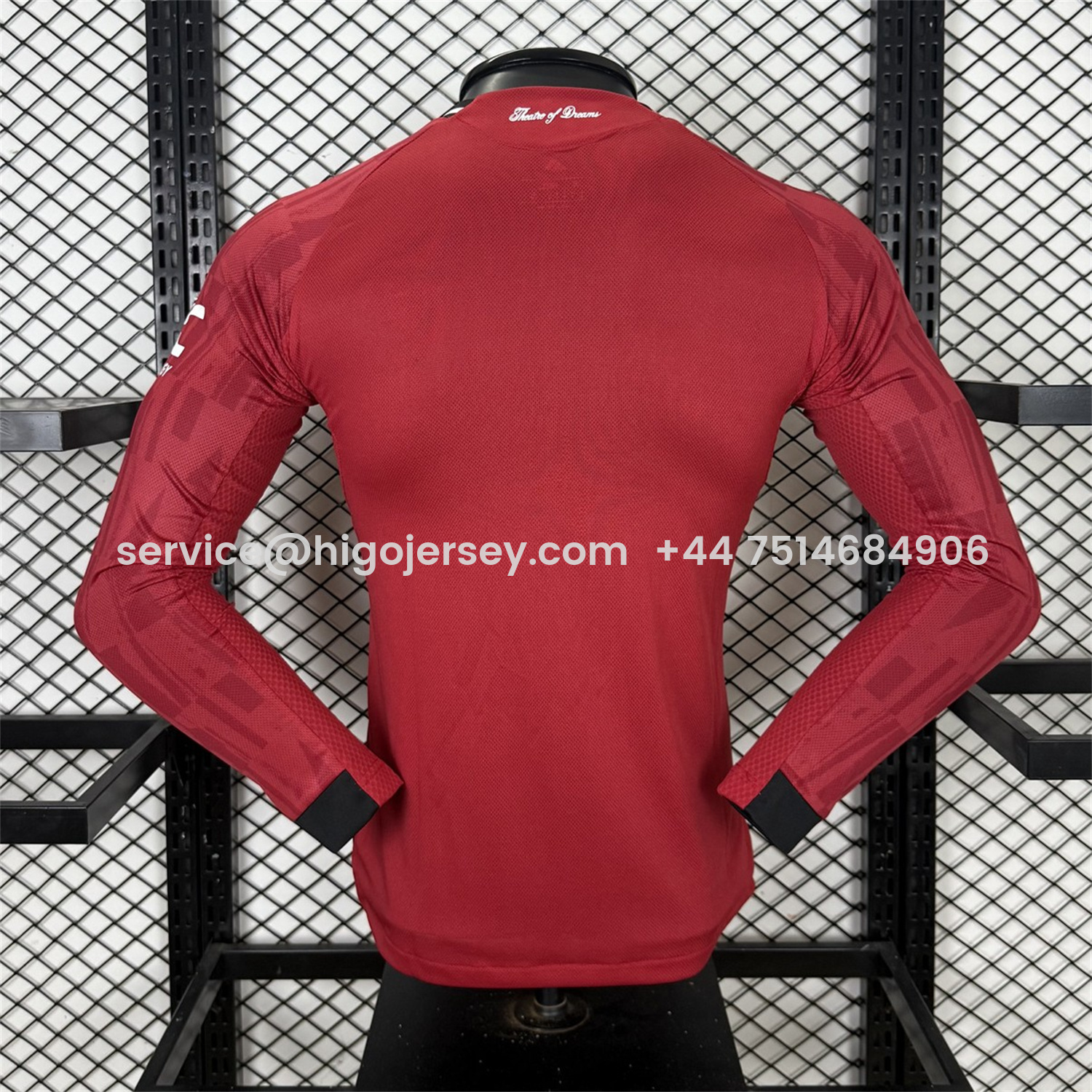 Higojerseys-Manchester United 25-26 Home Long Sleeves Jersey - Player Version