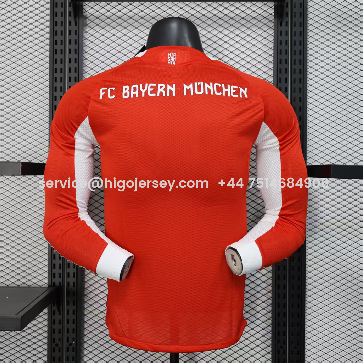 Higojerseys-Bayern Munich 25-26 Home Long Sleeves Jersey - Player Version