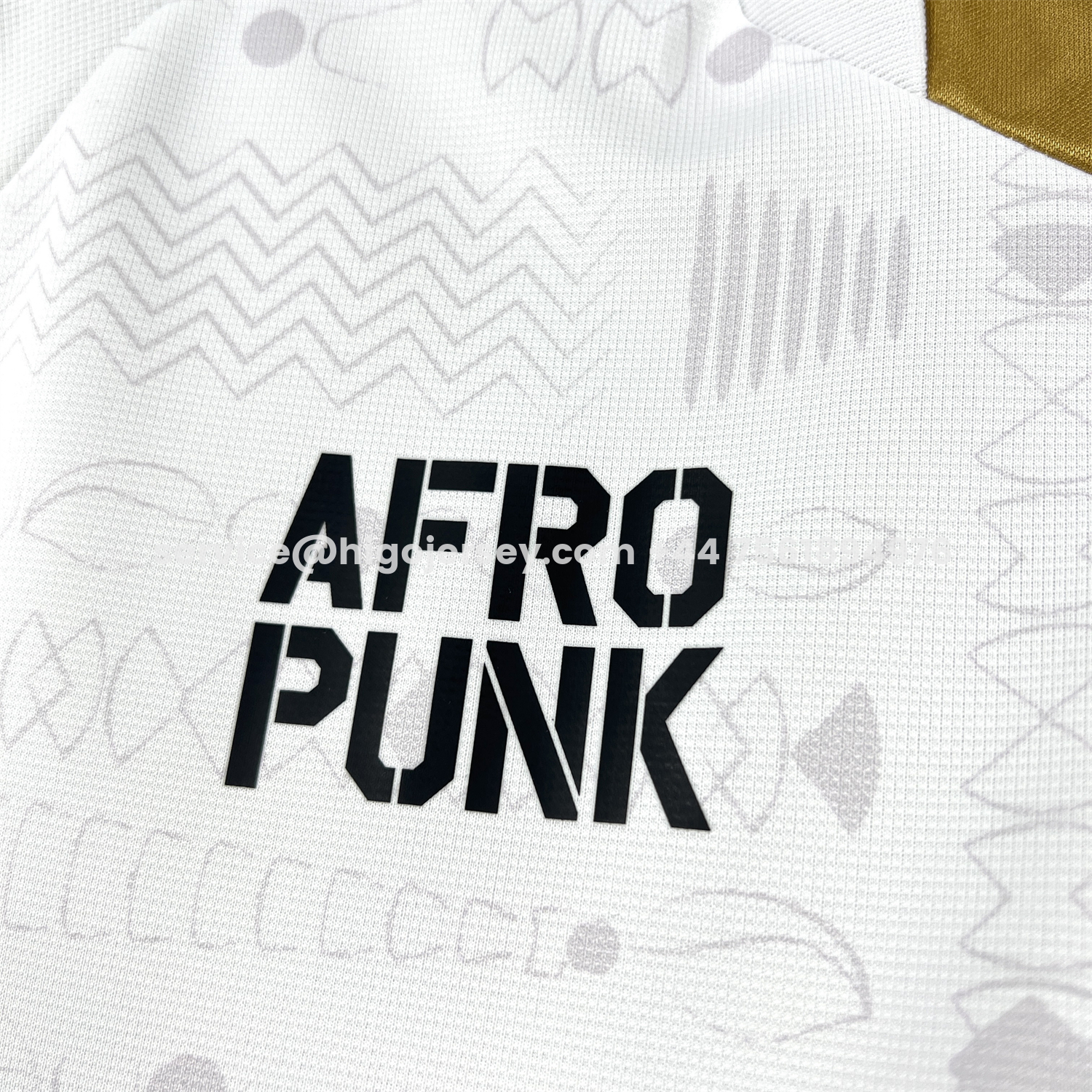 Higojerseys-Bahia 25-26 November AFROPUNK White Jersey - Fans Version
