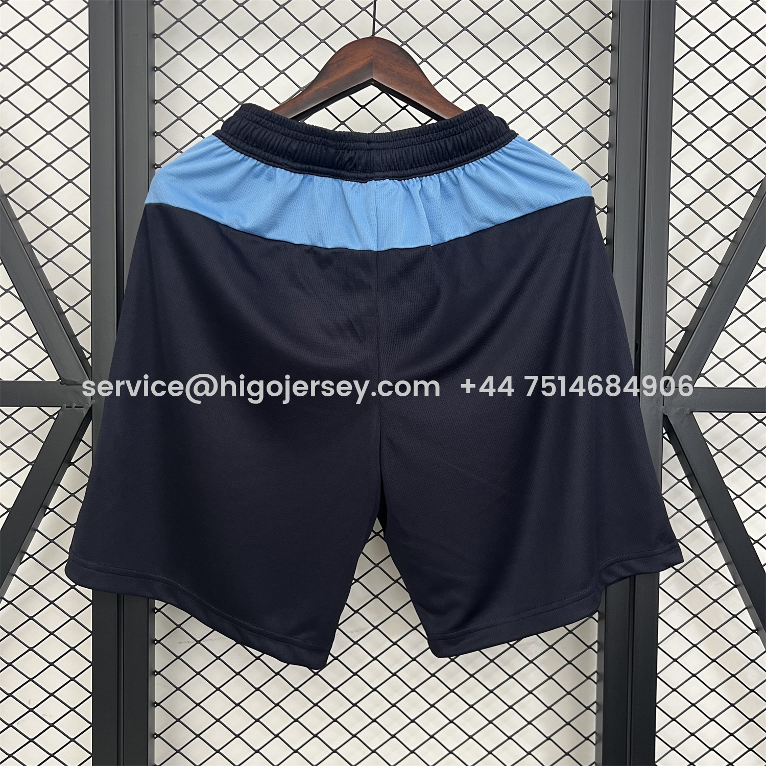 Higojerseys-Manchester City 25-26 Deep Blue Shorts - Fans Version