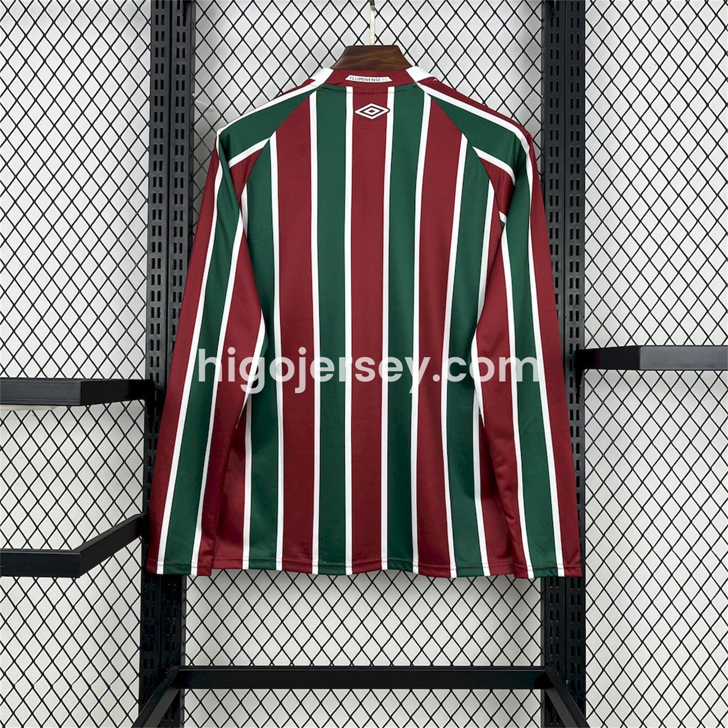 Higojerseys-Fluminense 25-26 Home Long Sleeves Jersey - Fans Version