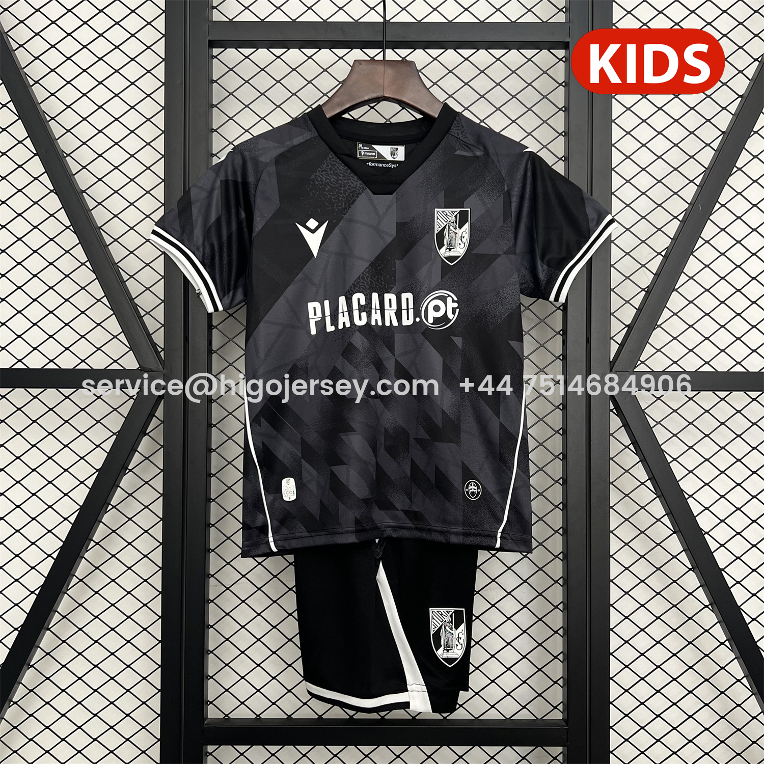 Higojerseys-Guimarães 25-26 Away Kids Kit