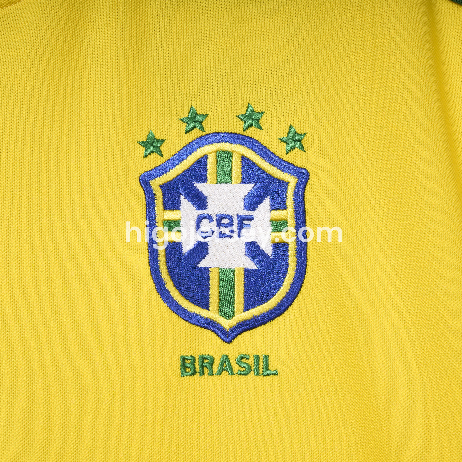 Higojerseys-Retro Brazil 1998 Home Jersey