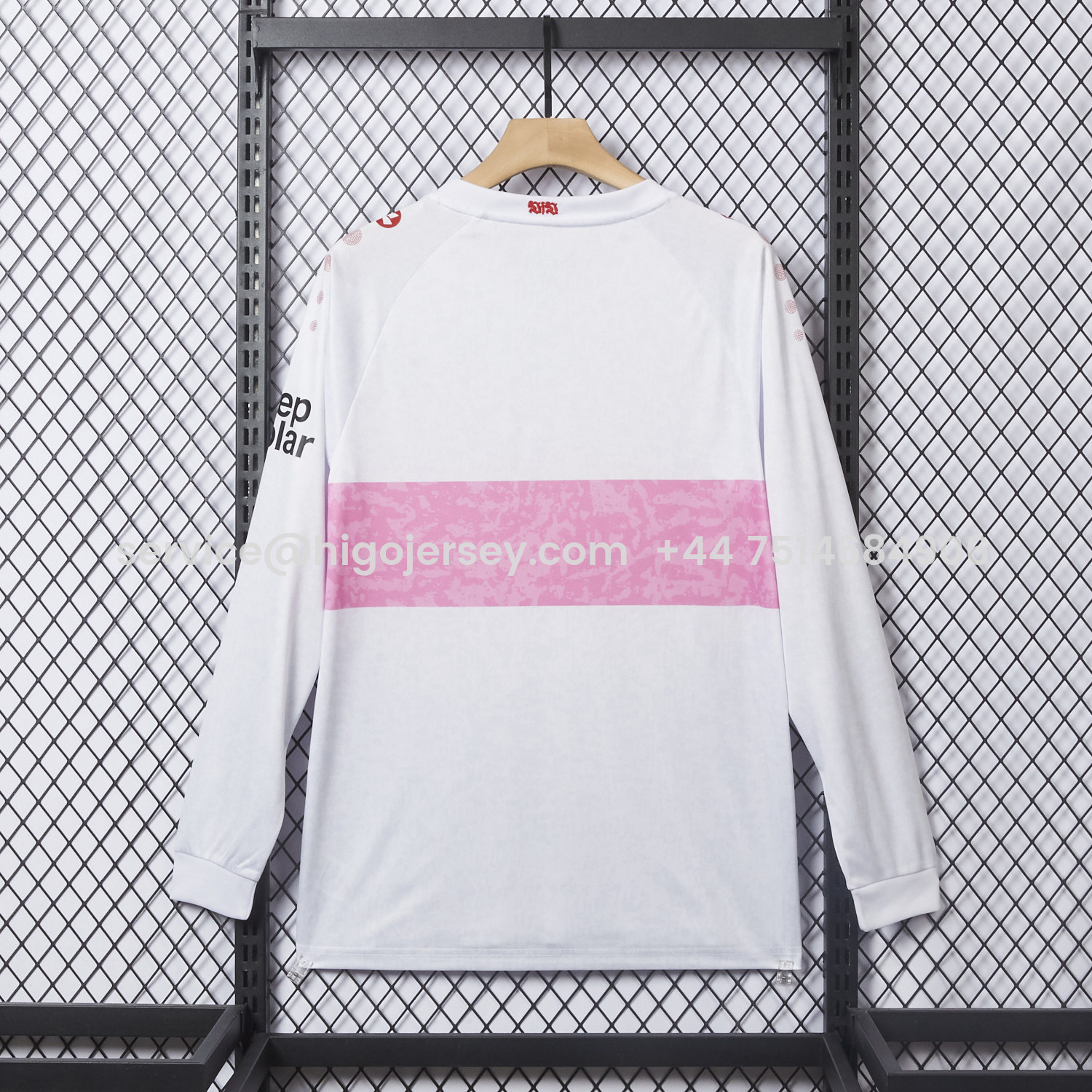 Higojerseys-VfB Stuttgart 25-26 European Home Long Sleeves Jersey - Fans Version