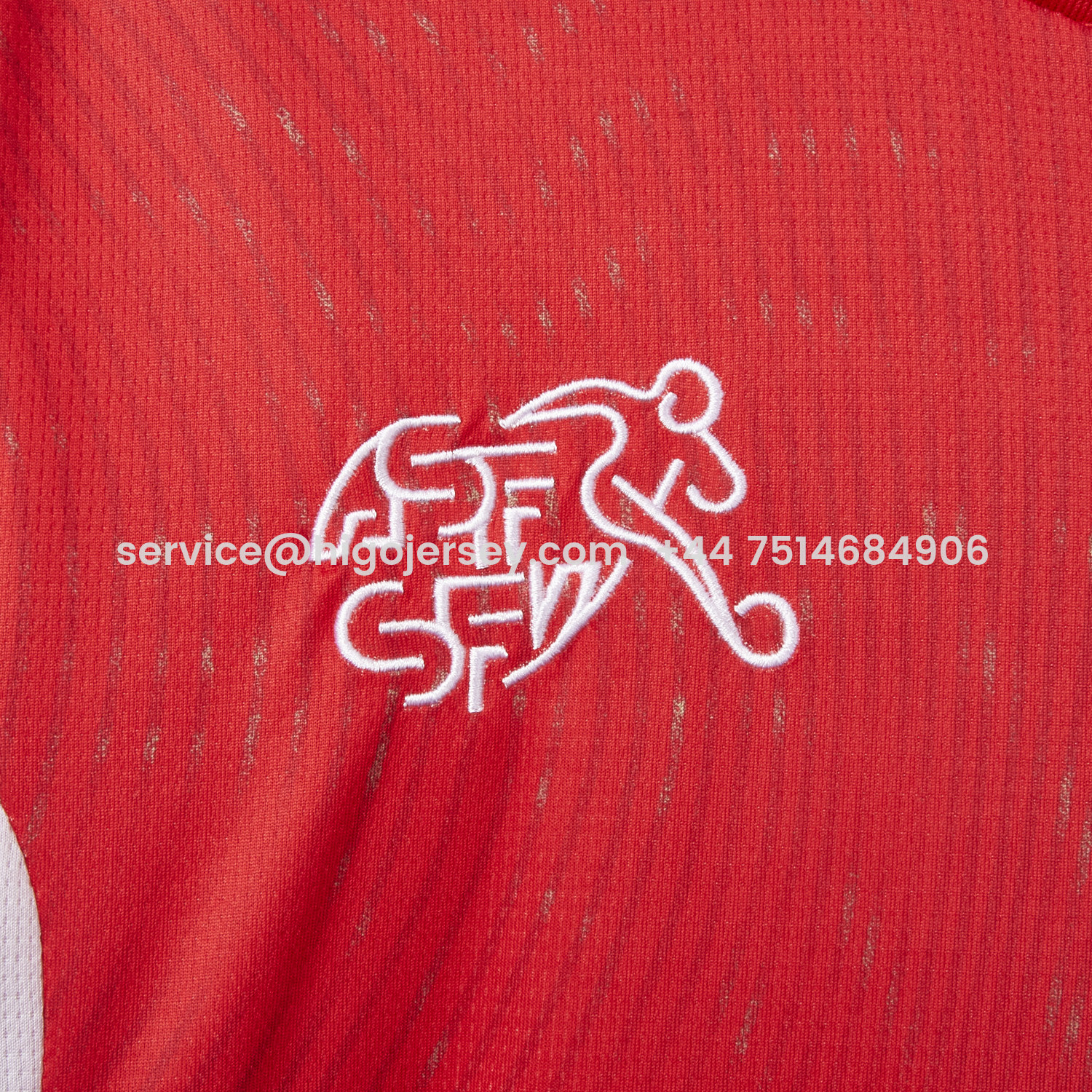 Higojerseys-Switzerland 2026 Home Red Jersey - Fans Version
