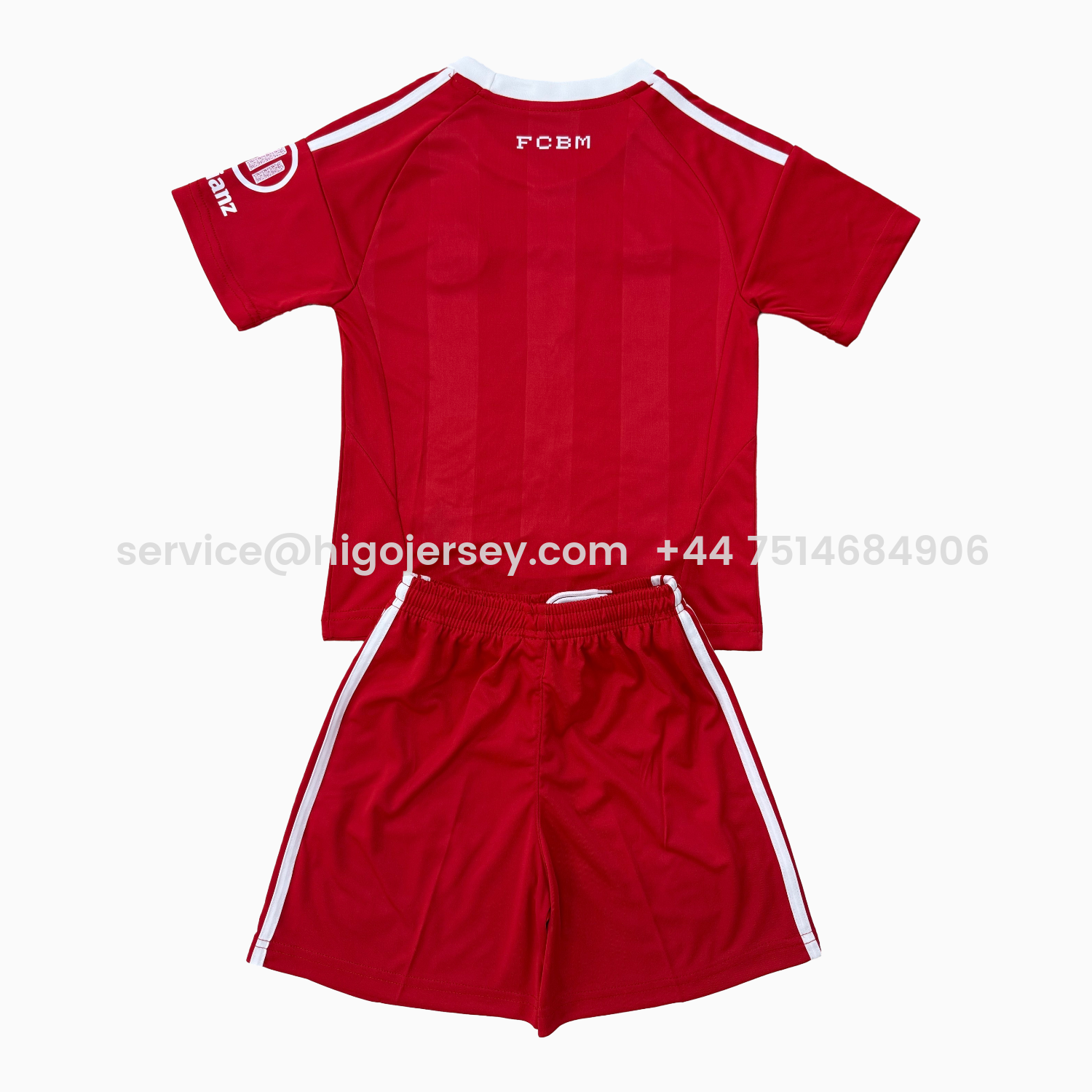 Higojerseys-Bayern Munich 25-26 Red Goalkeeper Men's Adult Jersey Set - Fans Version