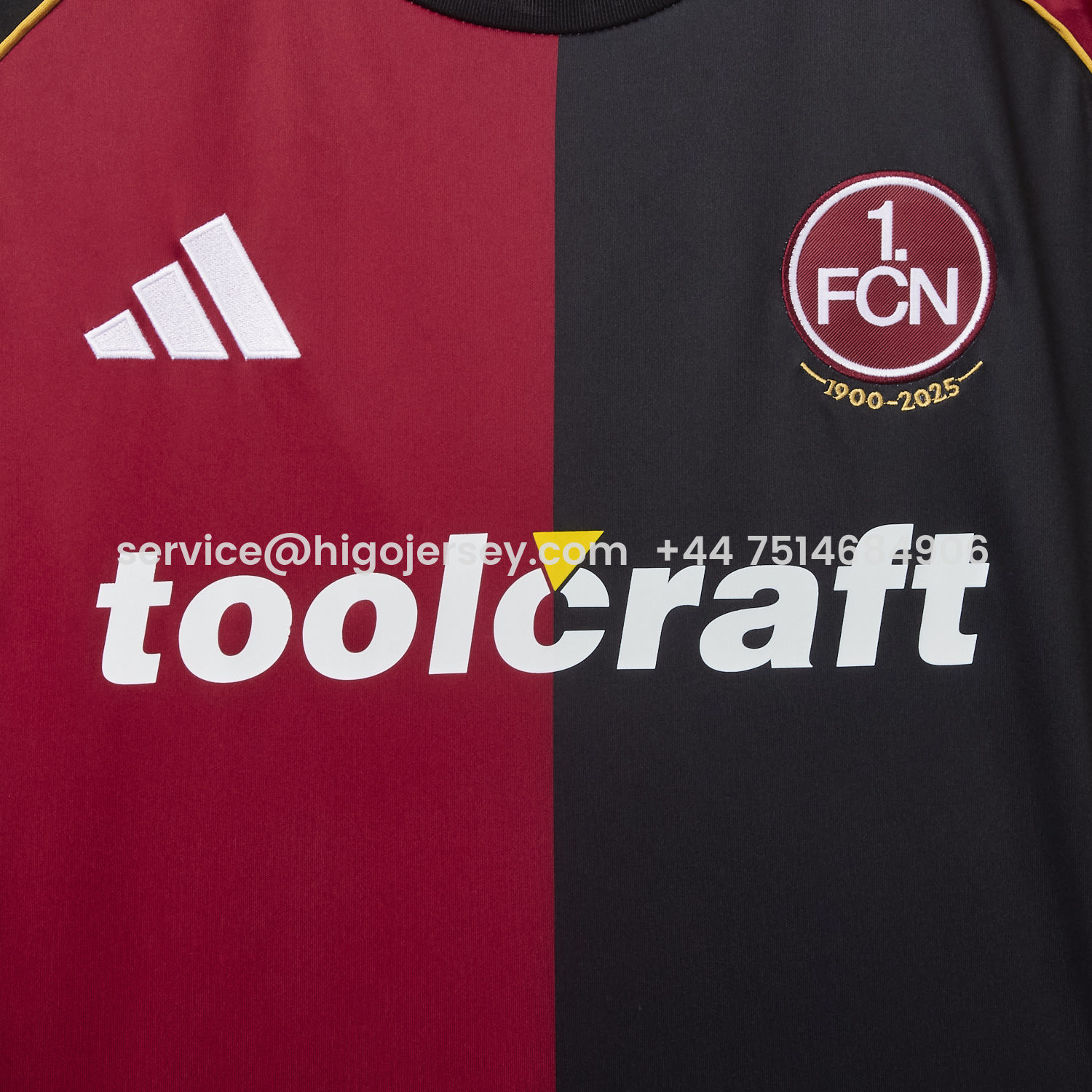 Higojerseys-Nürnberg 25-26 Home Jersey - Fans Version