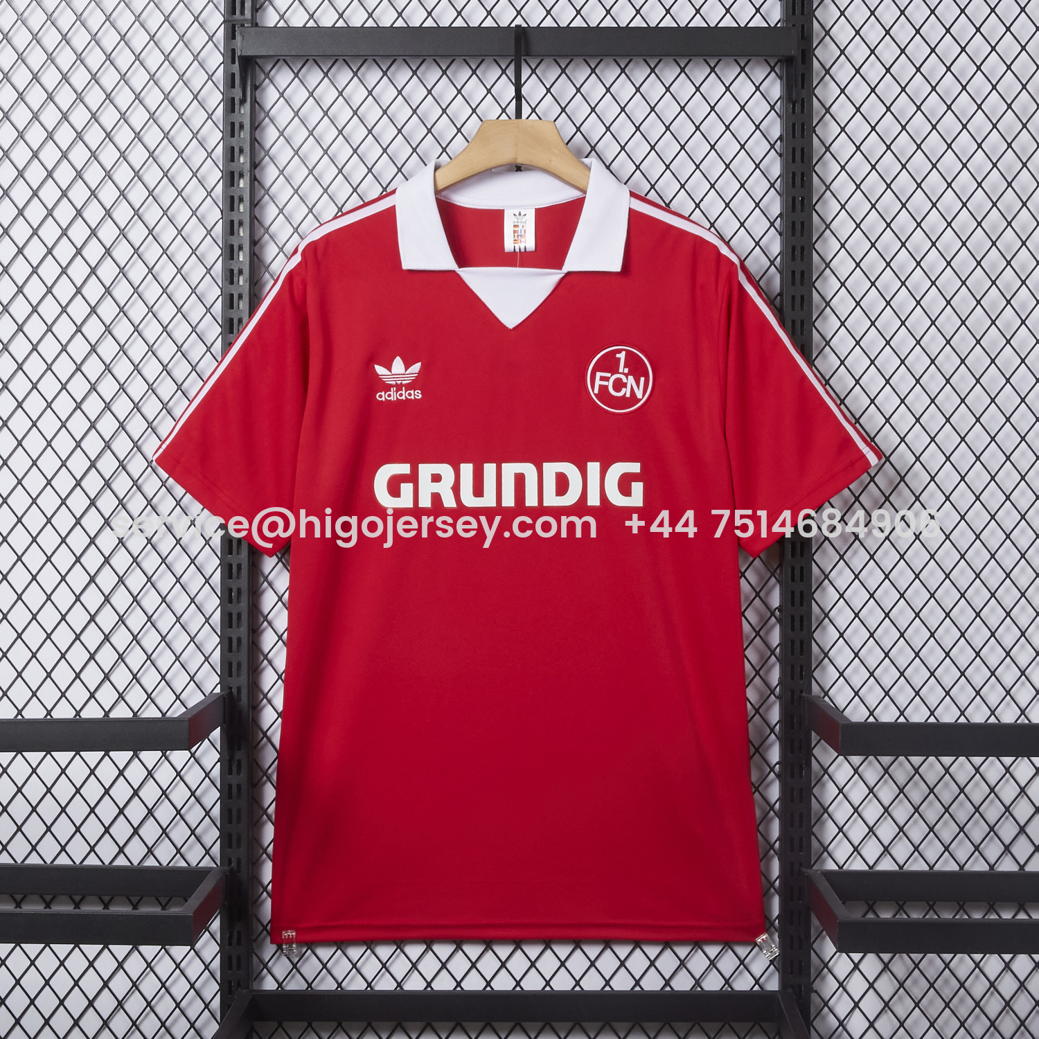Higojerseys-Retro Nürnberg 1978-80 Home Red Jersey