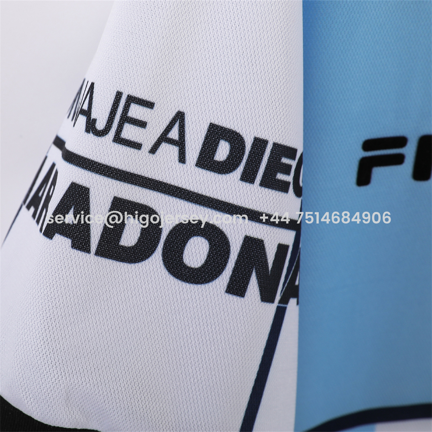 Higojerseys-Retro Argentina 2001 Home Maradona Commemorative Jersey