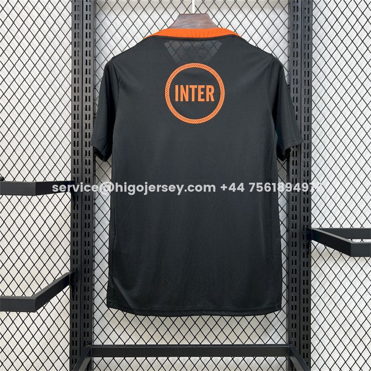 Higojerseys-Inter Milan 25-26 Orange And Black Training Jersey - Fans Version