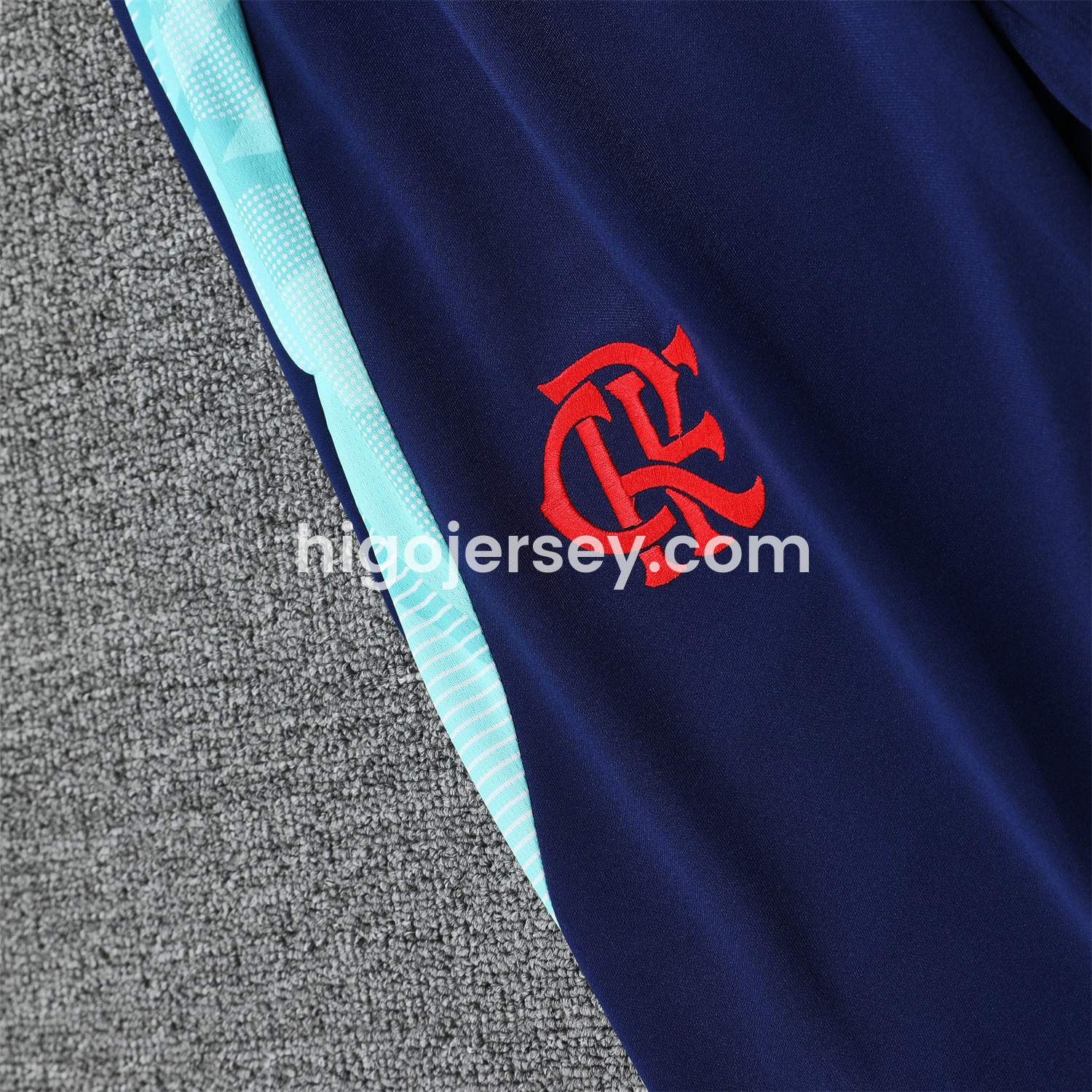 Higojerseys-Flamengo 25-26 Traning Hoodie Set - Light Blue With Royal Blue